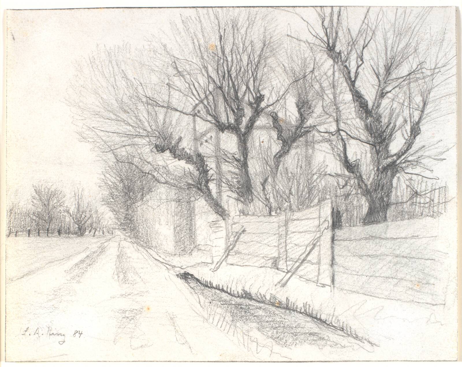Kalkbrænderivej, L.A. Ring, 1884