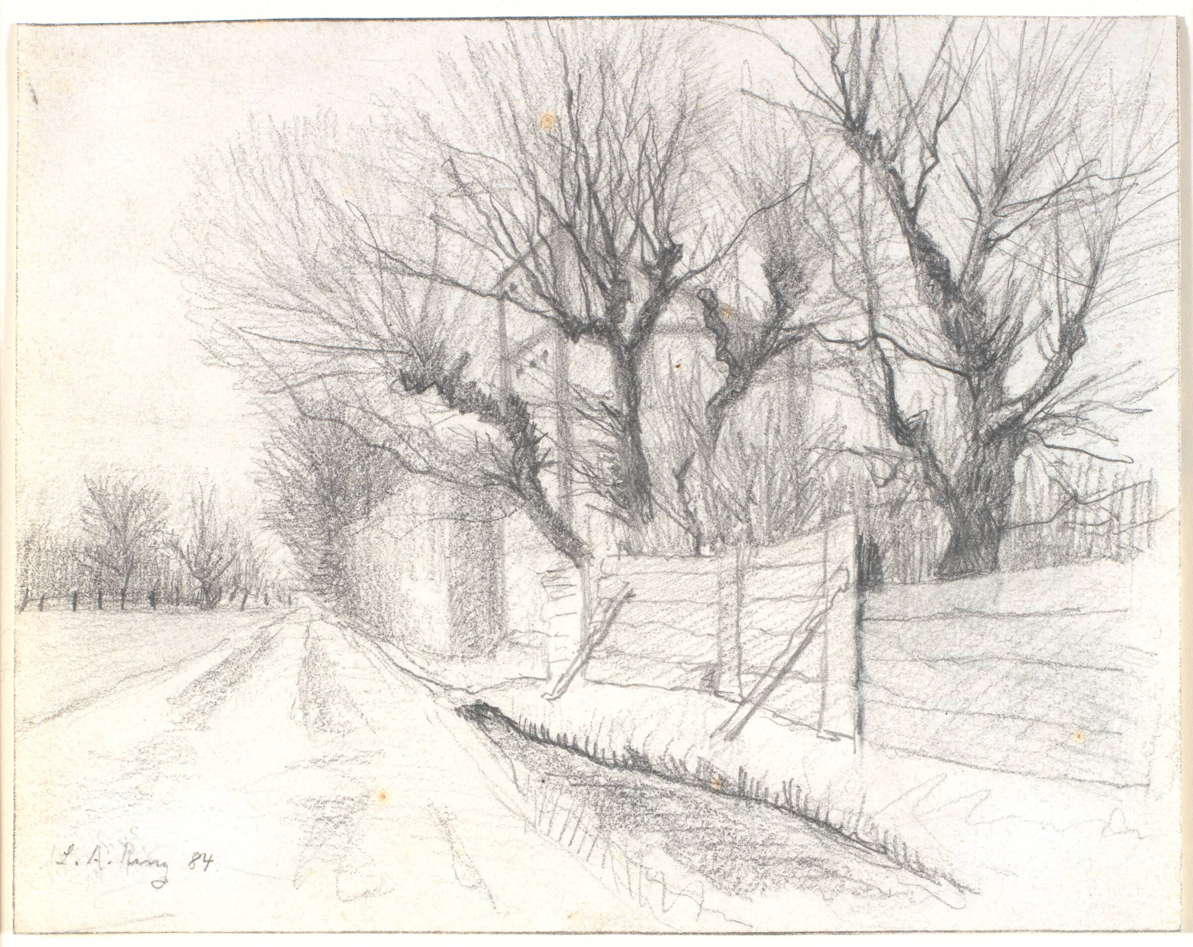 Kalkbrænderivej, L.A. Ring, 1884