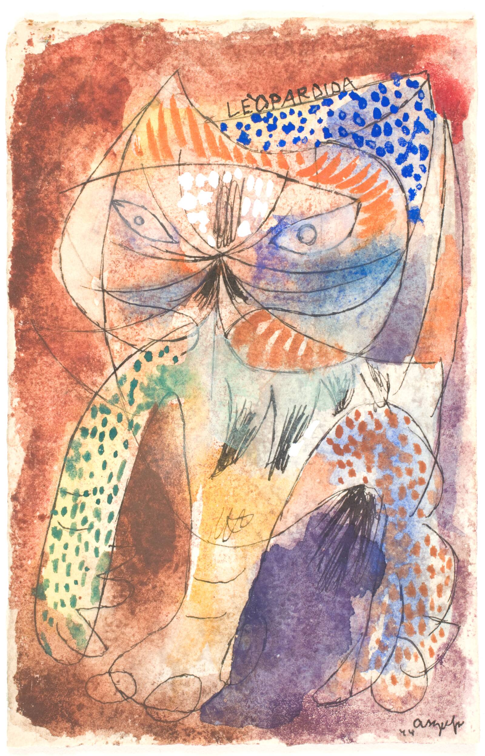 "Leopardida", Asger Jorn, 1944