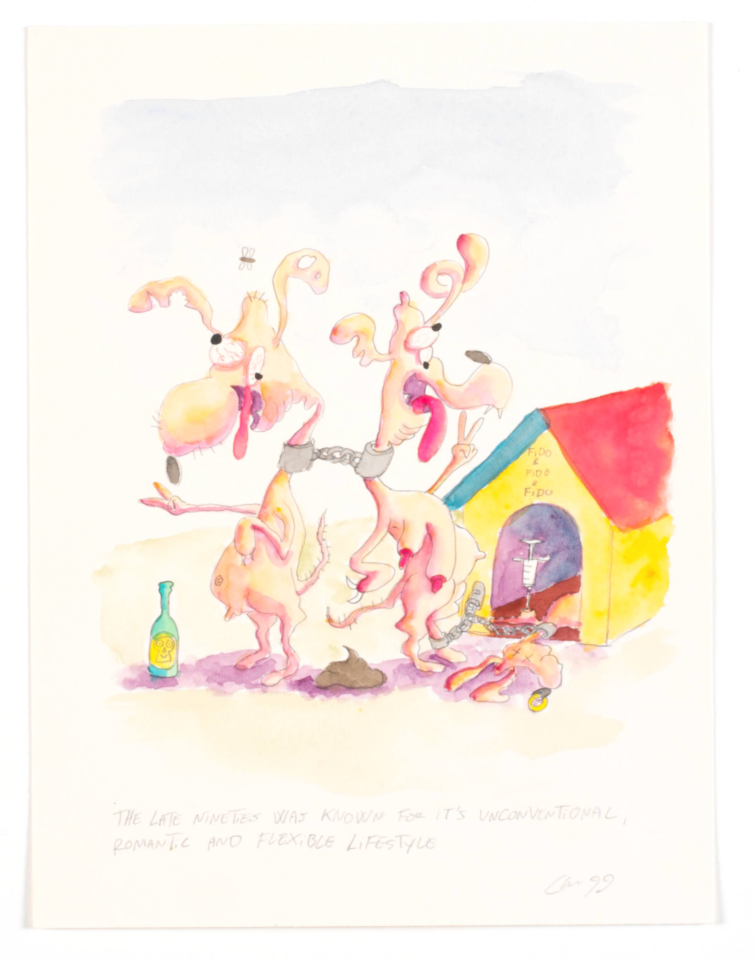 The late nineties were known for their unconventional, romantic and flexible lifestyle, Christian Schmidt-Rasmussen, 1999
