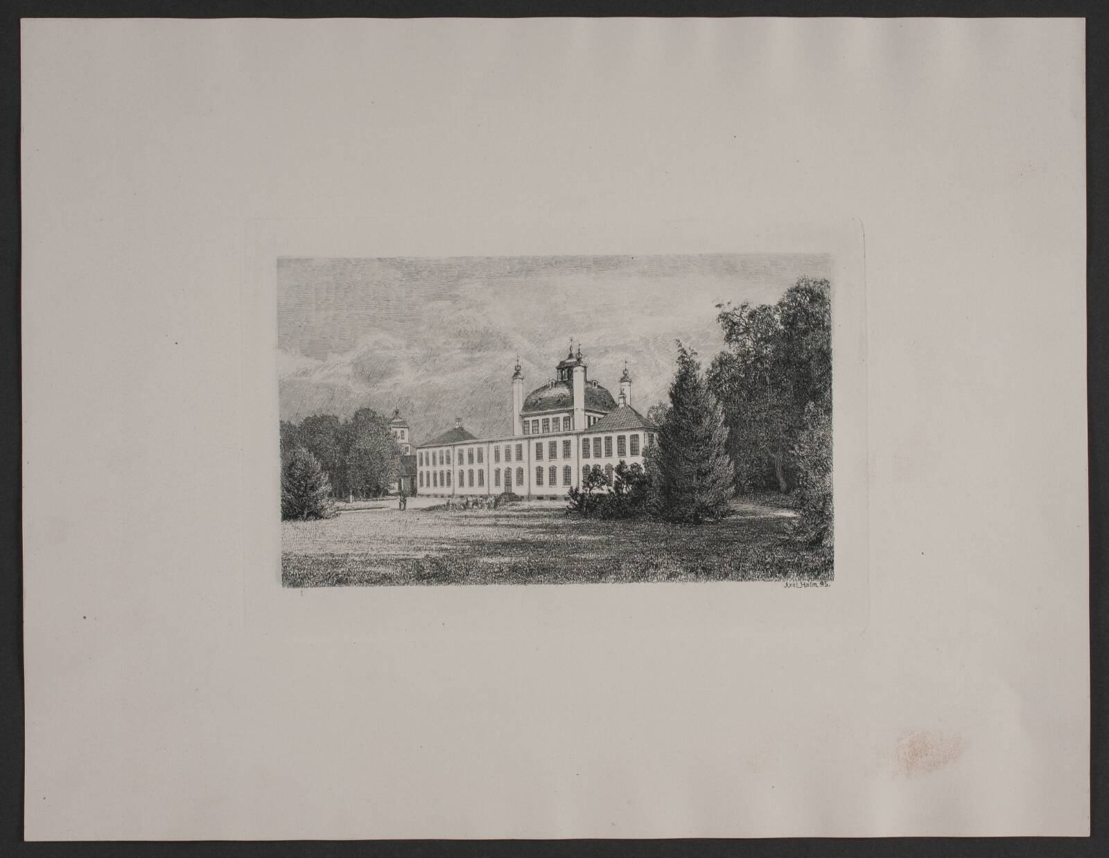 Fredensborg slot, Axel Holm, 1895