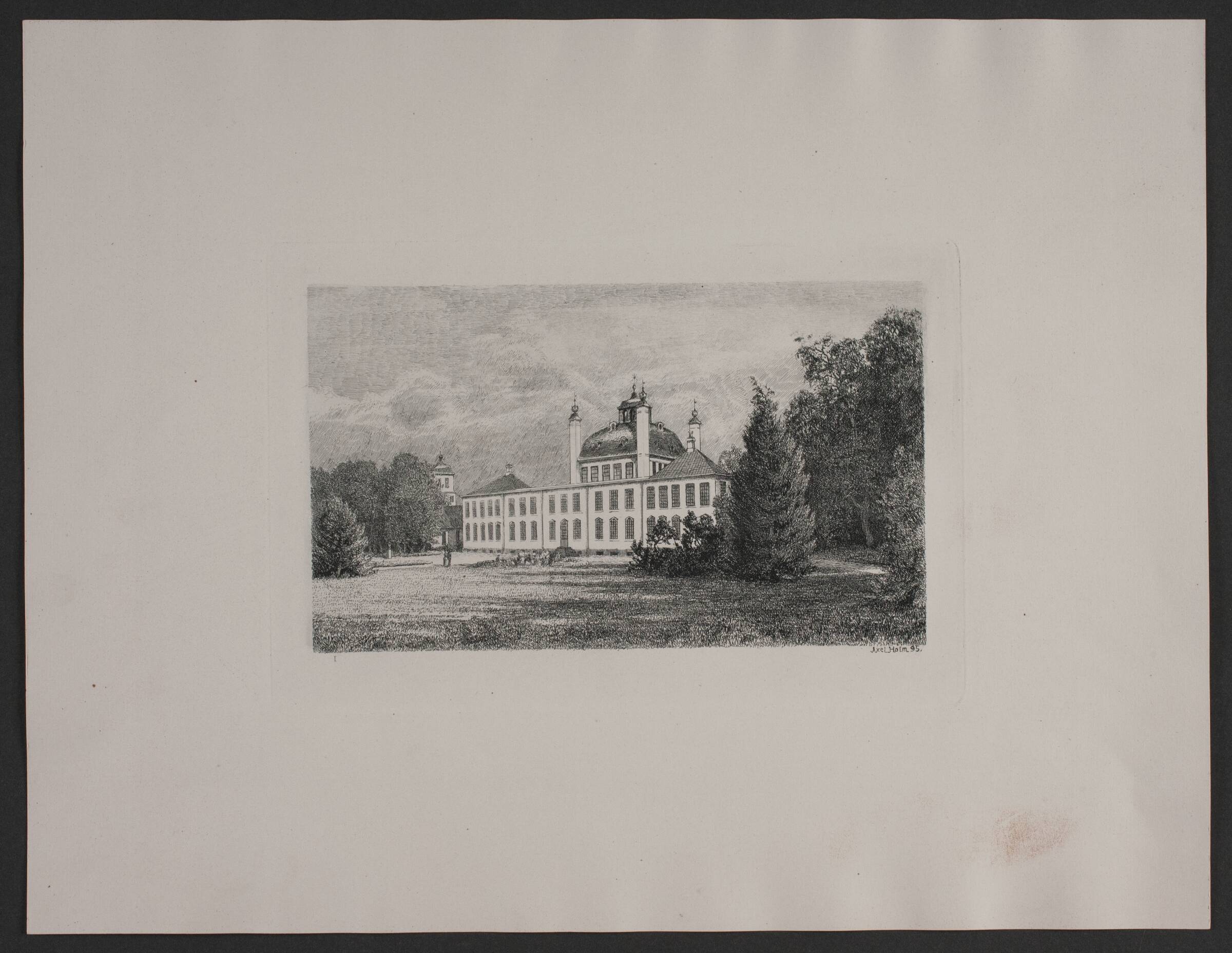 Fredensborg slot, Axel Holm, 1895