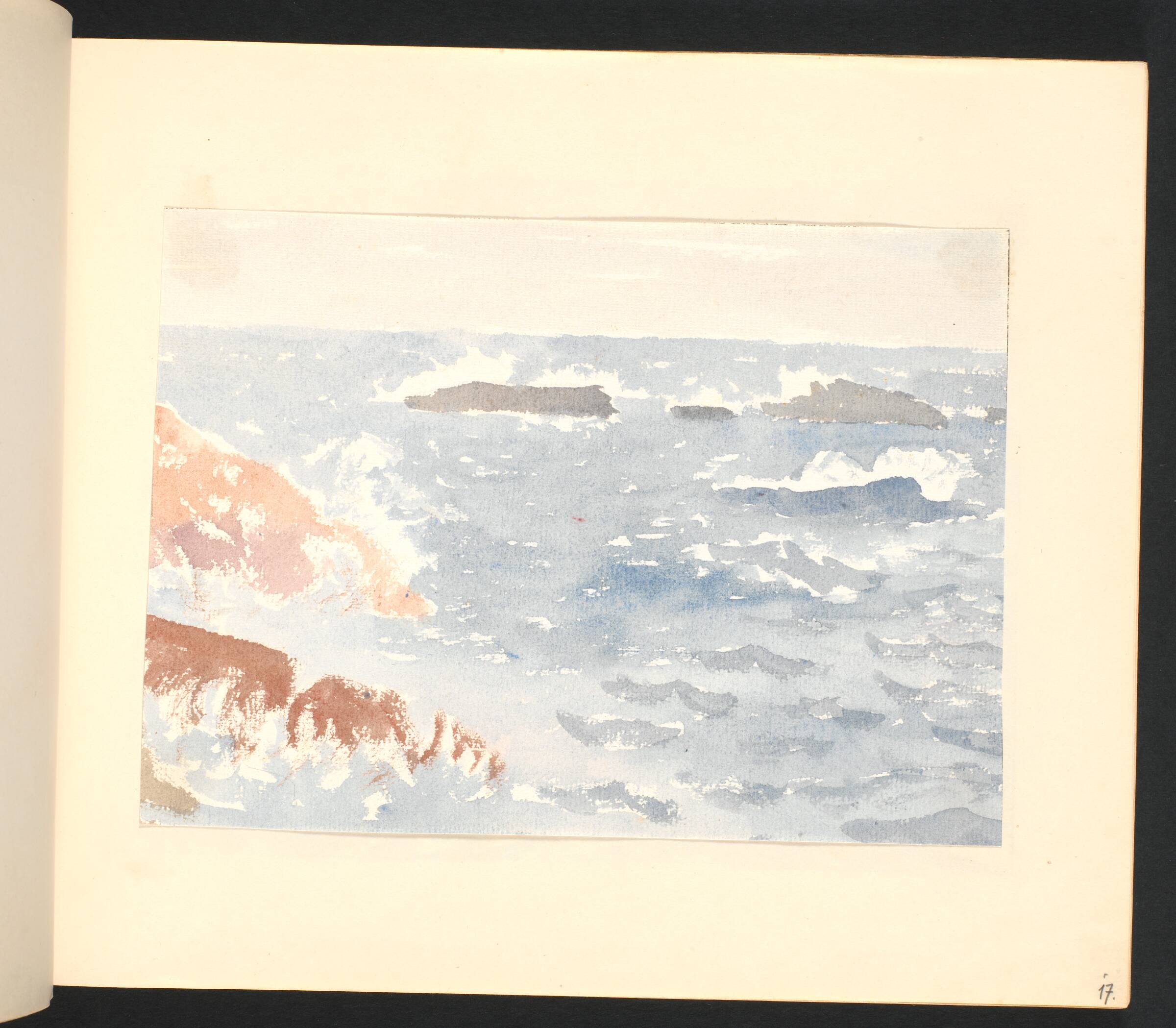 Klipper ved og i havet, Johannes Frederiksen, 1944