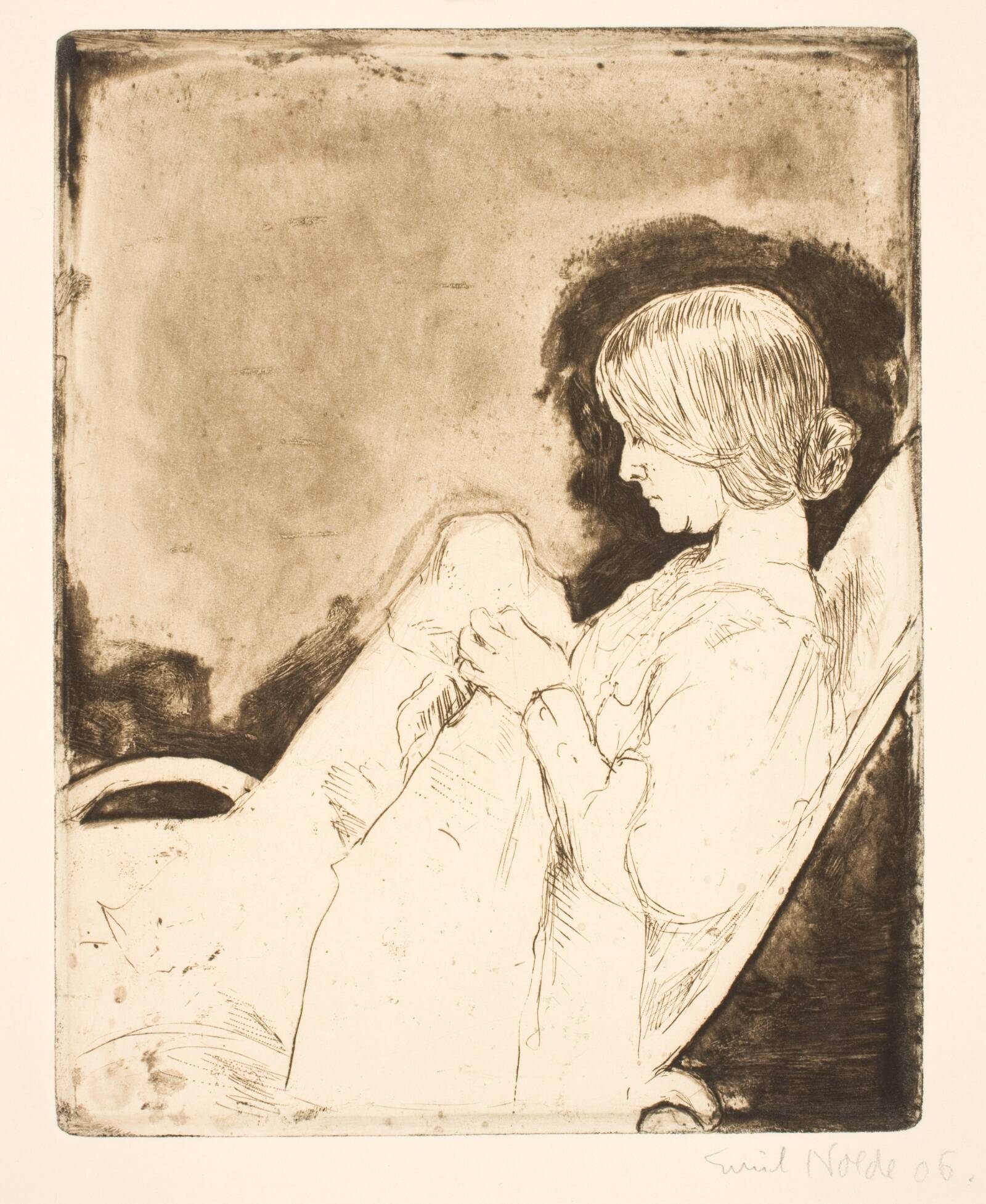 Junge Frau, Emil Nolde, 1906