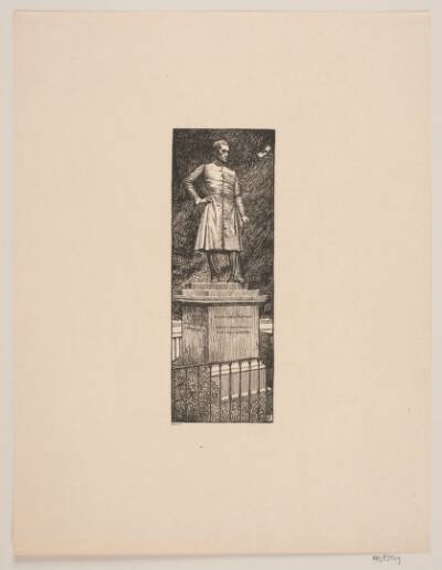 H.V. Bissens Statue af Frederik 6. i Frederiksberg Have