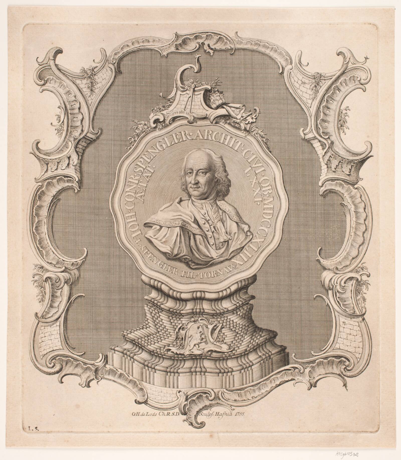 Johan Conrad Spengler, Odvardt Helmoldt de Lode, 1755