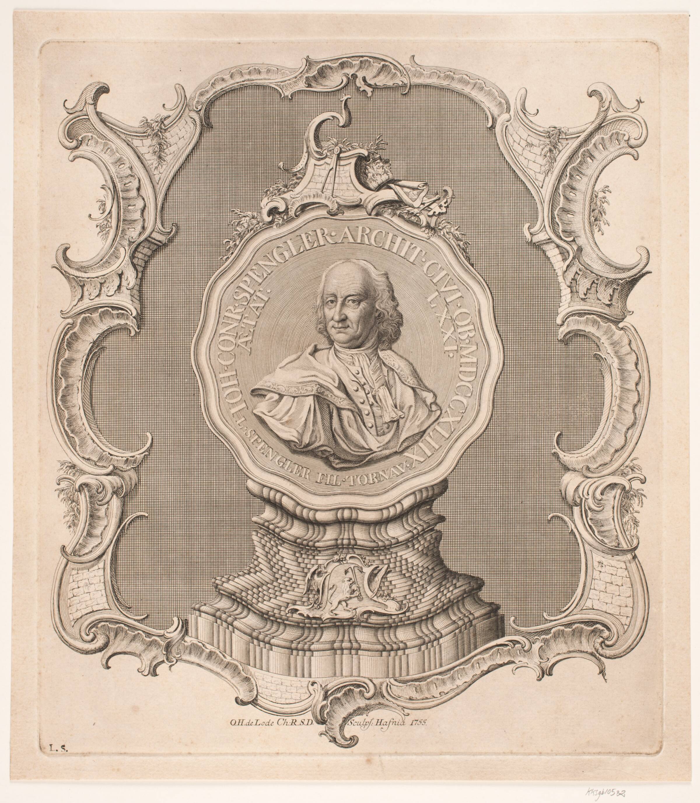 Johan Conrad Spengler, Odvardt Helmoldt de Lode, 1755