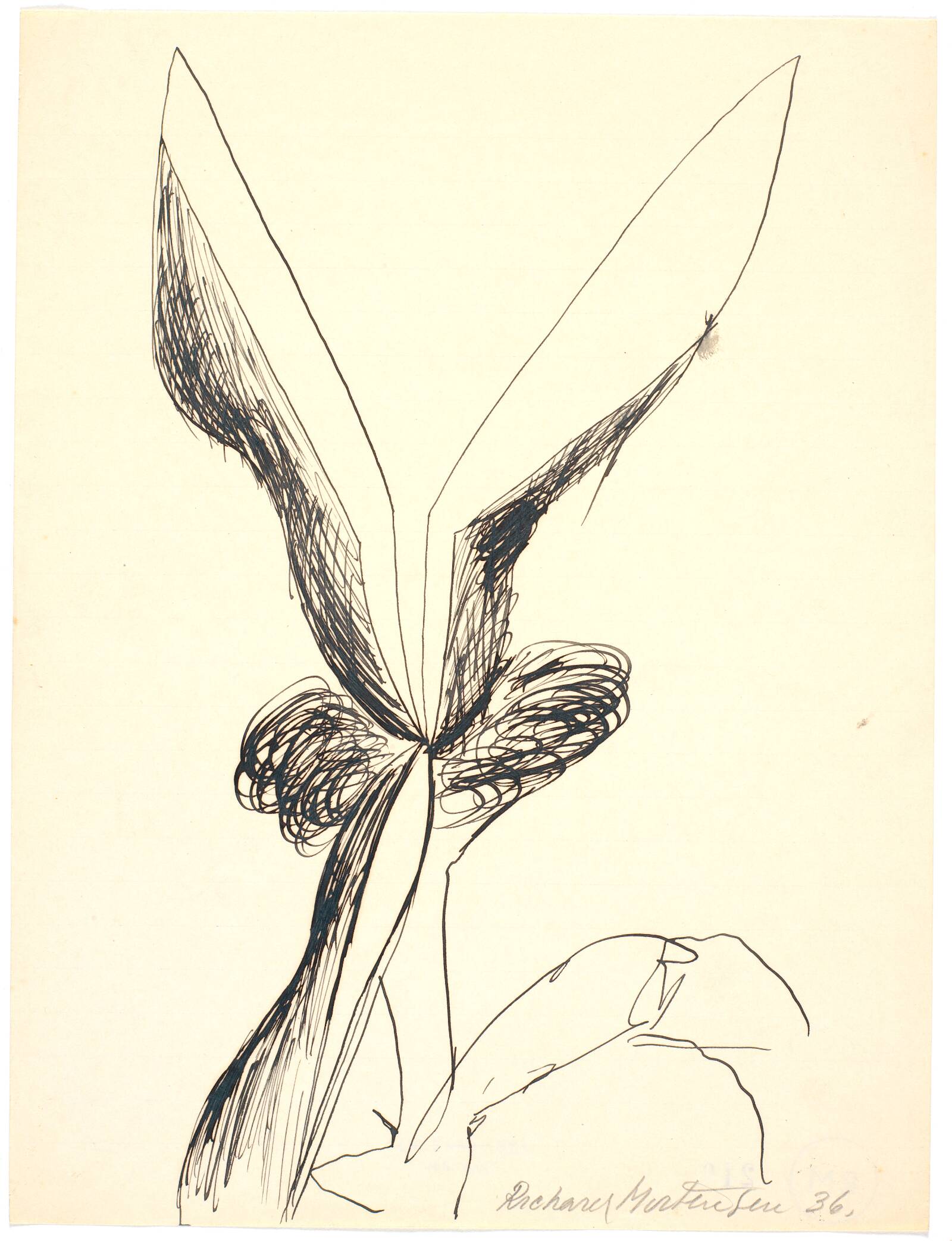 Botanisk figuration, Richard Mortensen, 1935-1937