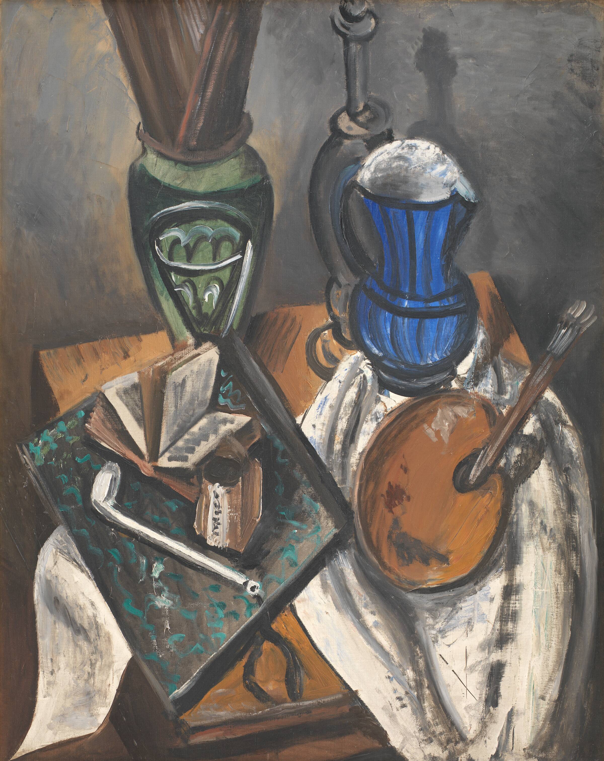 Opstilling med palet, André Derain, 1914