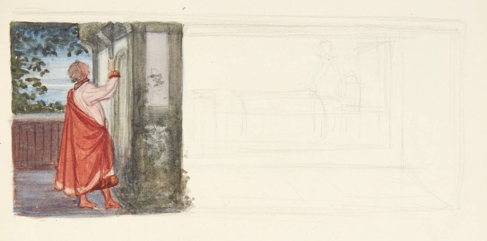 Udkast til figurkomposition, Agnes Slott-Møller, 1911-1935