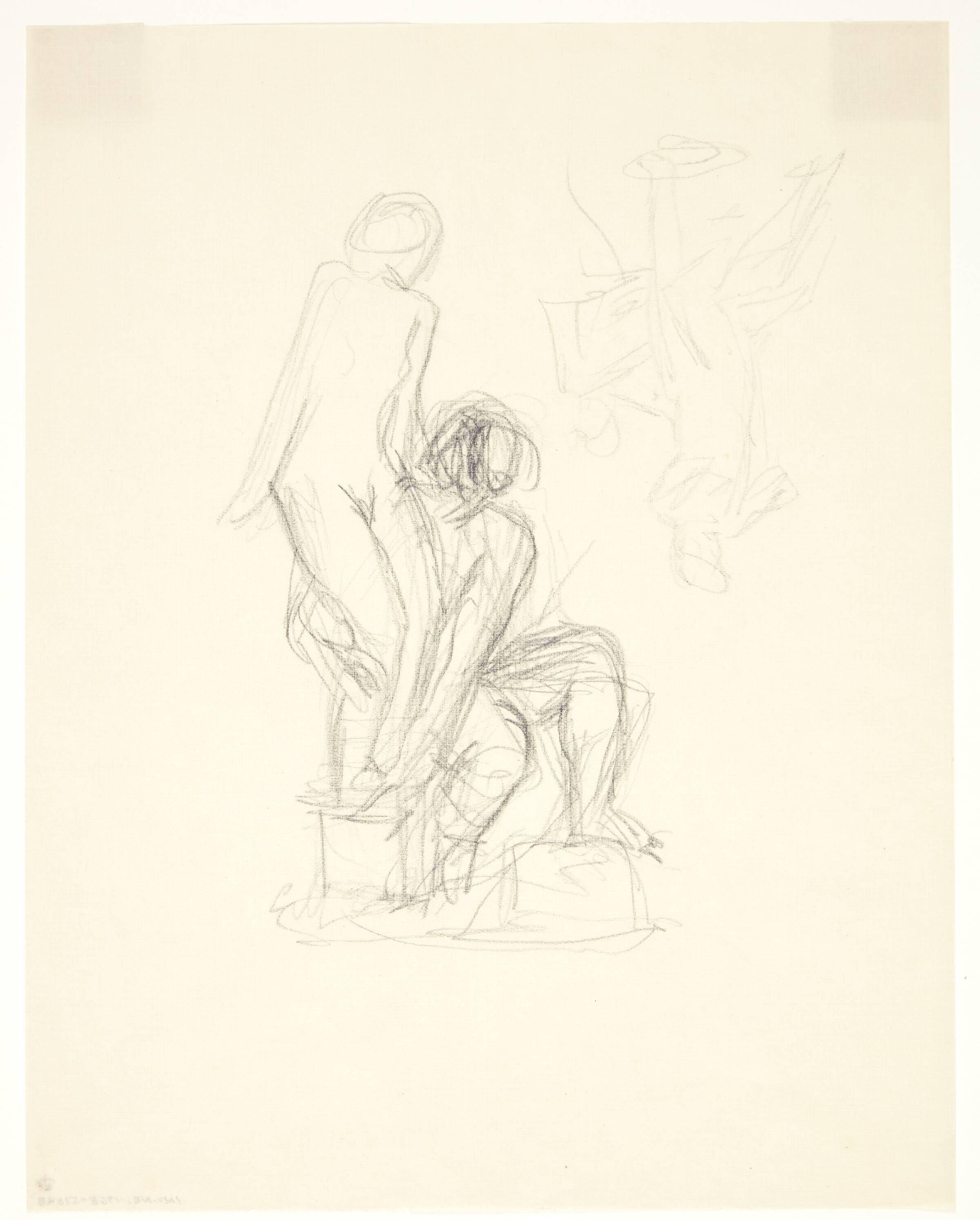 Pygmalion og Galathea. To udkast til statuette, Gerhard Henning, 1920-1929