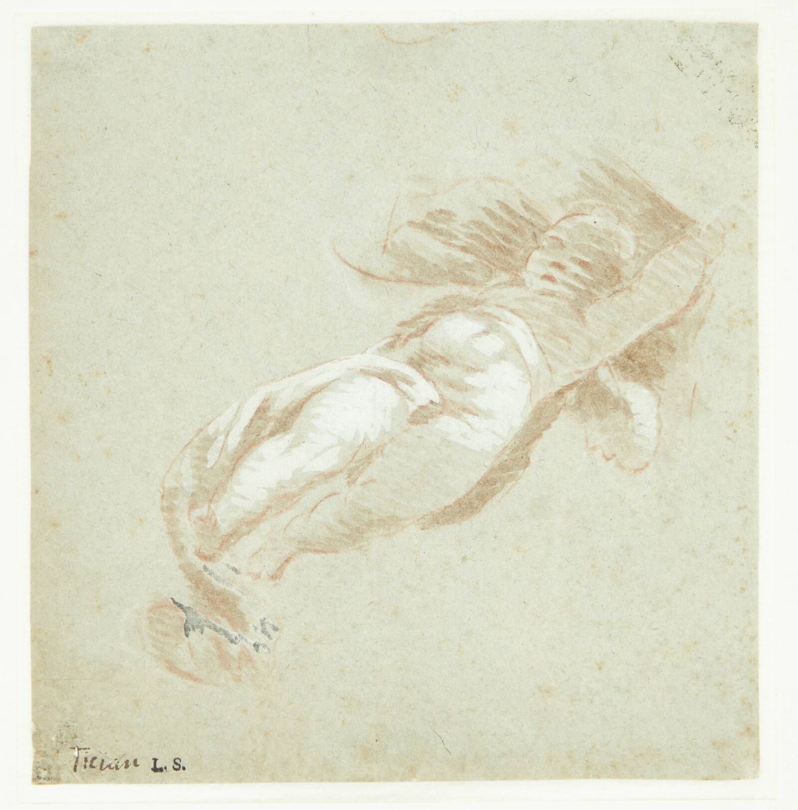 Flyvende putto, Ubekendt, 1600-1700