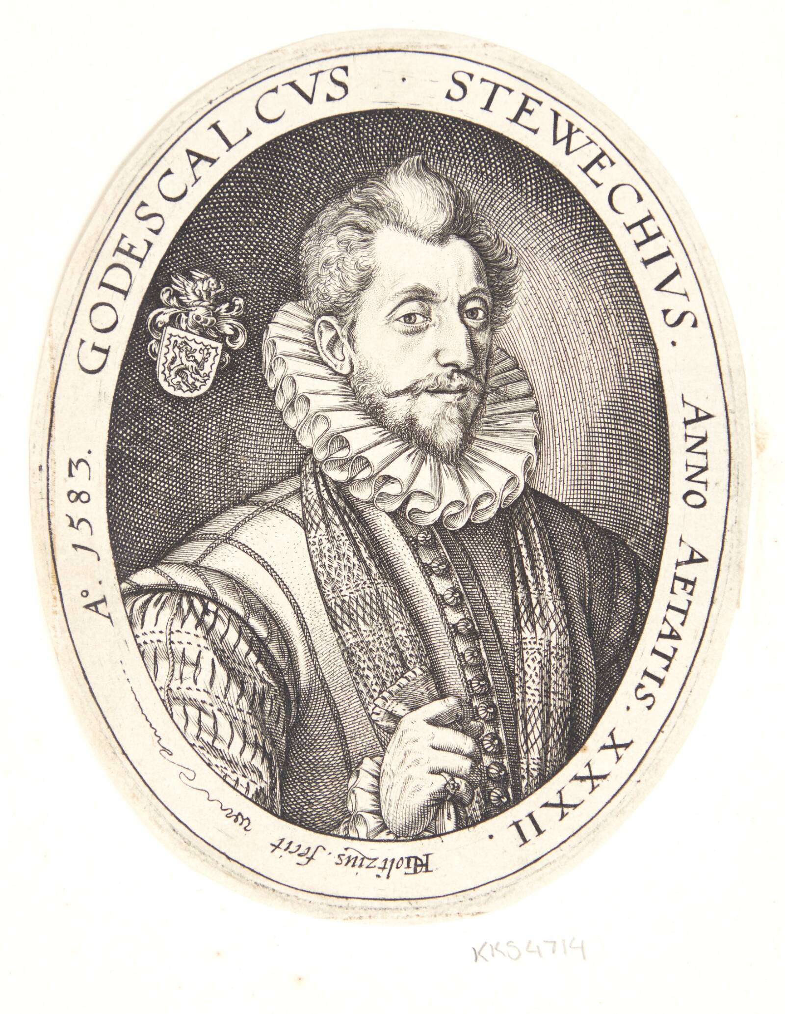 Godescalcus Stewechius, Hendrick Goltzius, 1583-1563