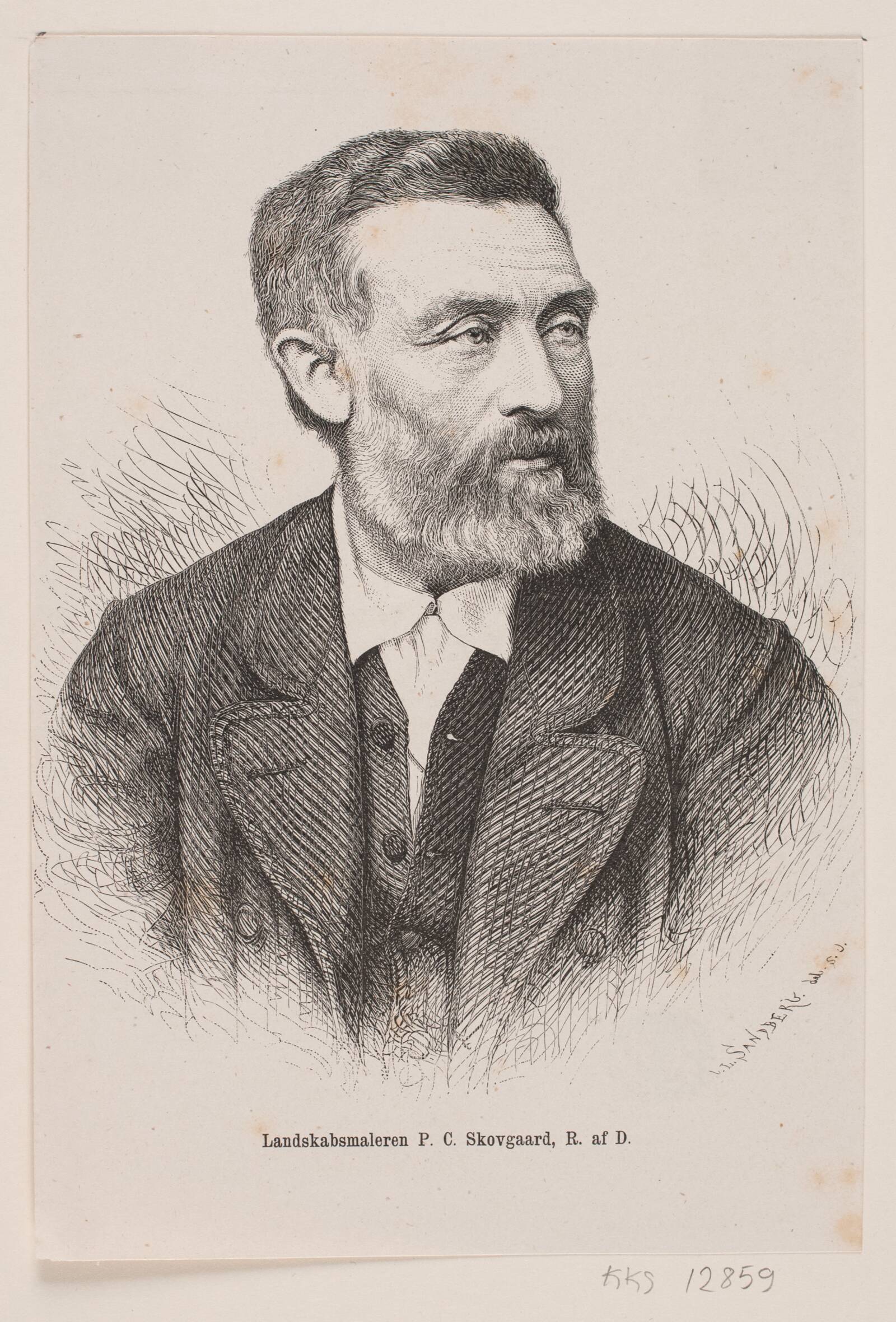 P. C. Skovgaard, Carl Leonard Sandberg, 1875