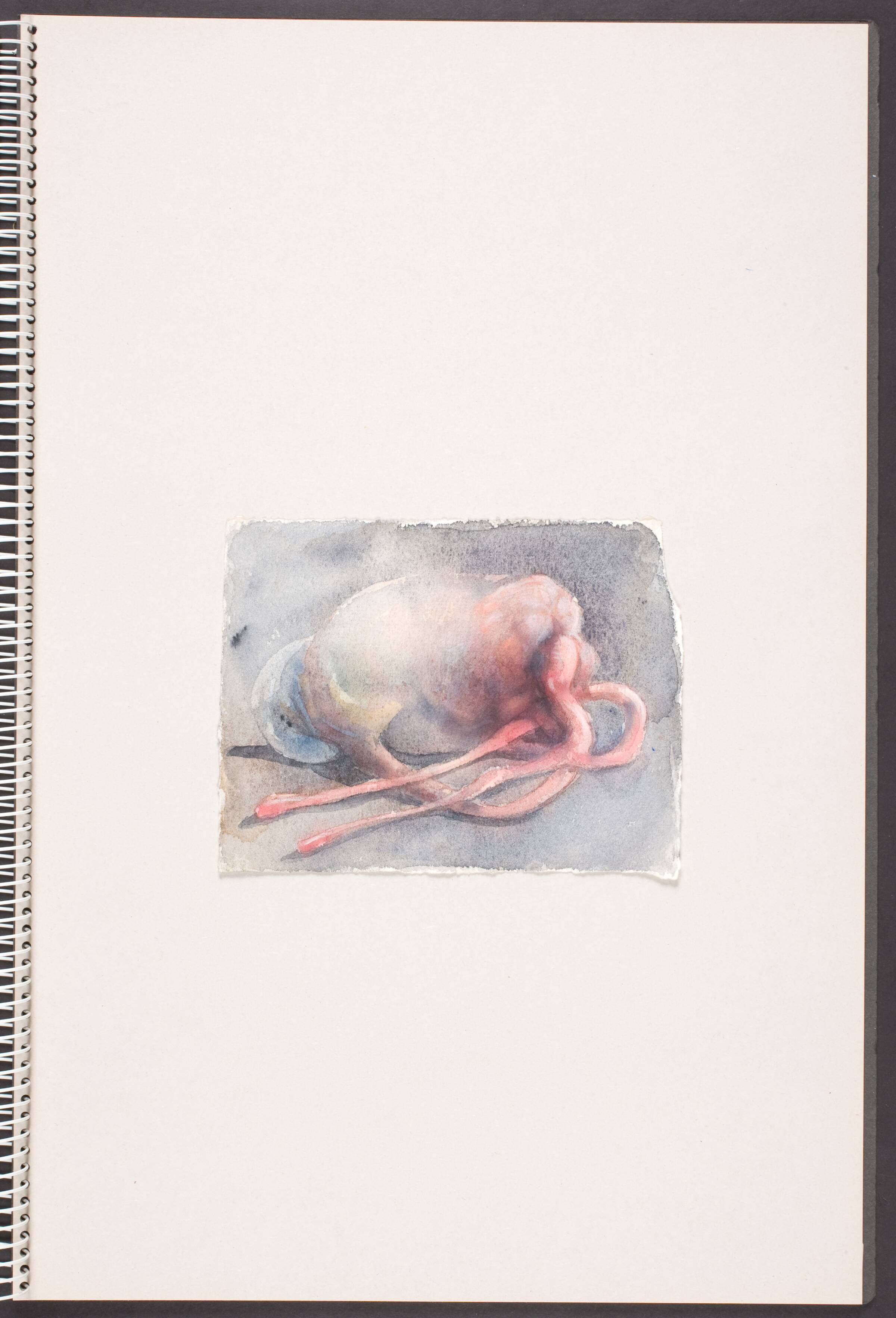 Liggende, amorf figur med lange udvækster eller fangarme, Michael Kvium, 1991-1993