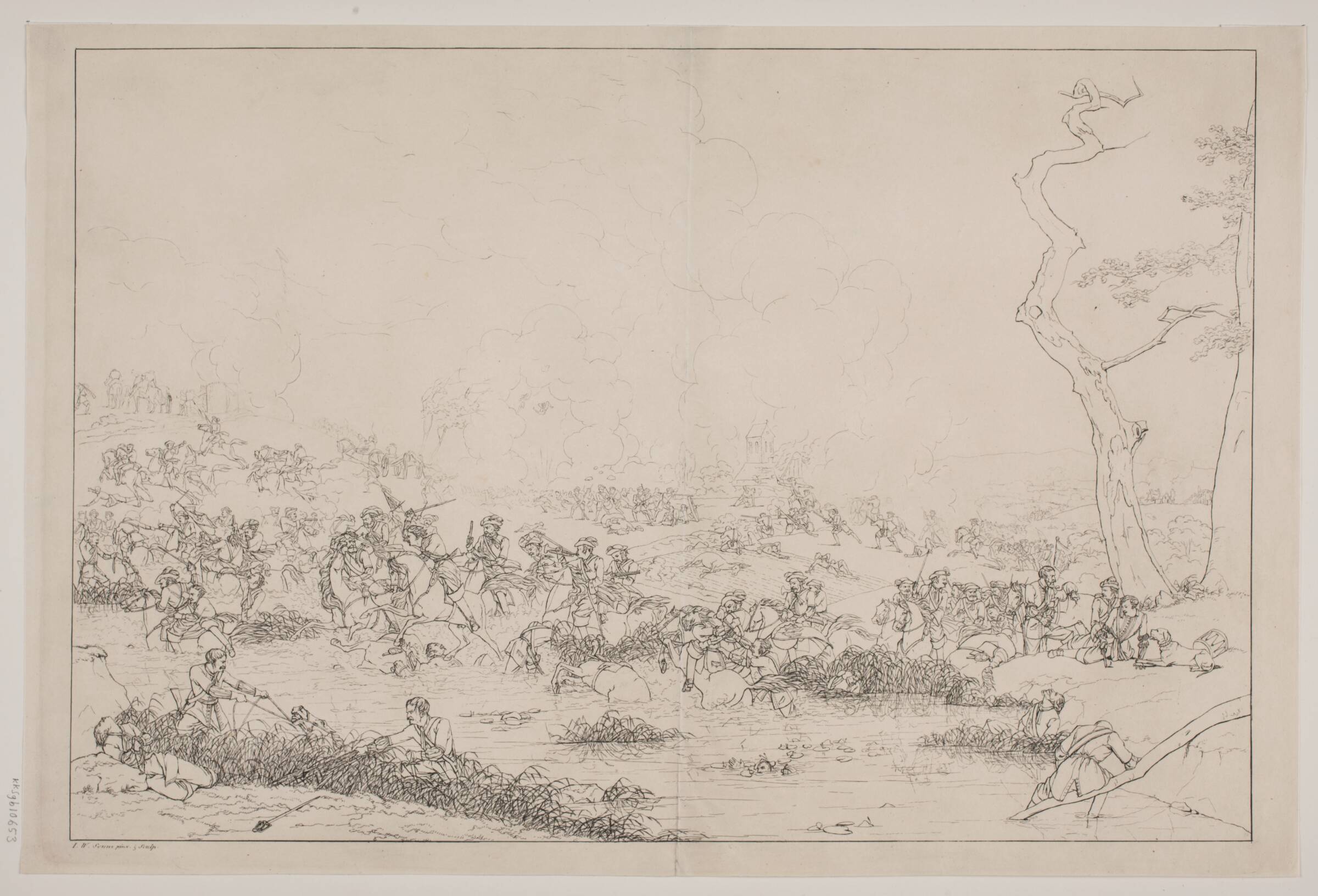 Slaget ved Ramillies 1709, Jørgen V. Sonne, 1826