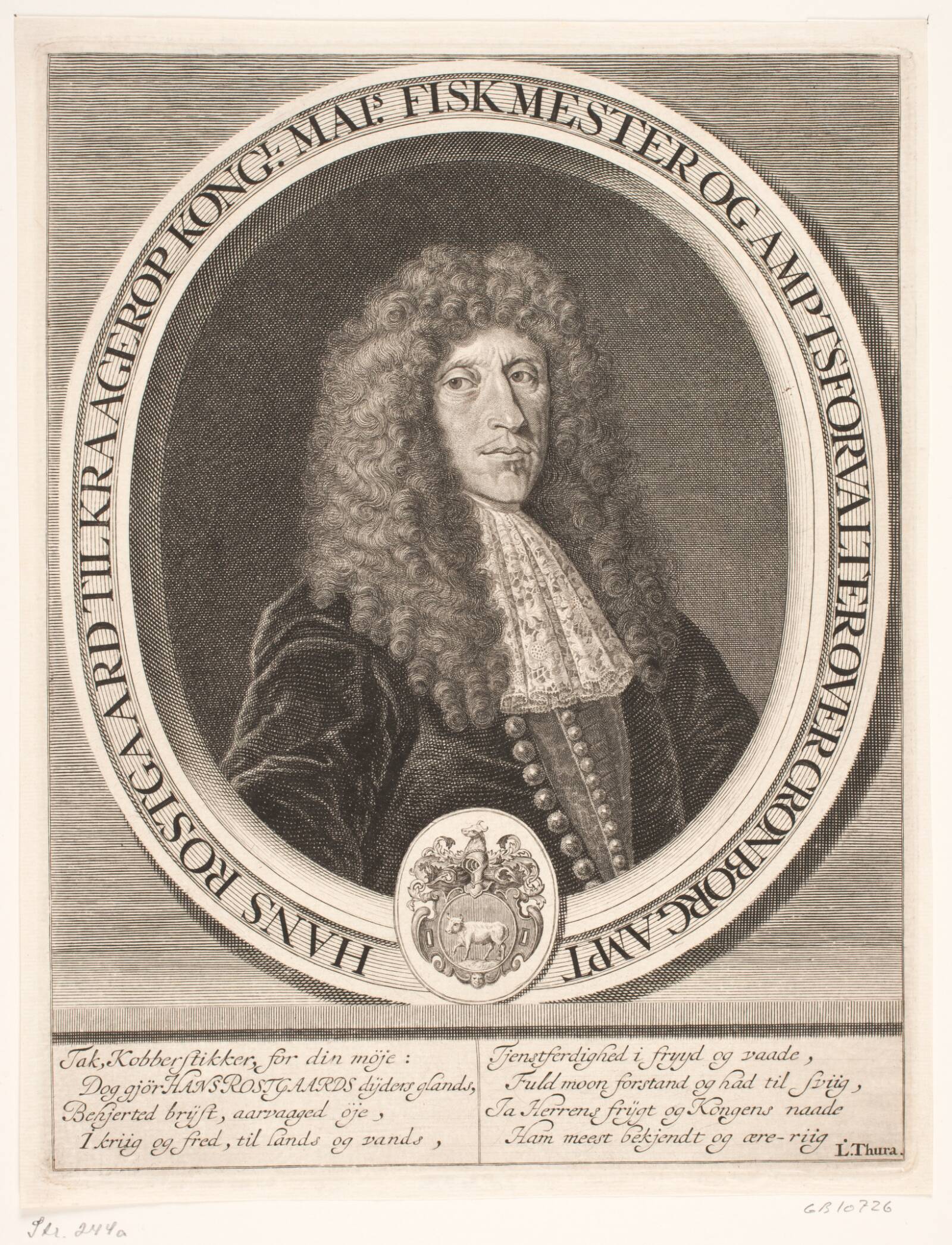 Hans Rostgaard, Ubekendt, 1667-1699