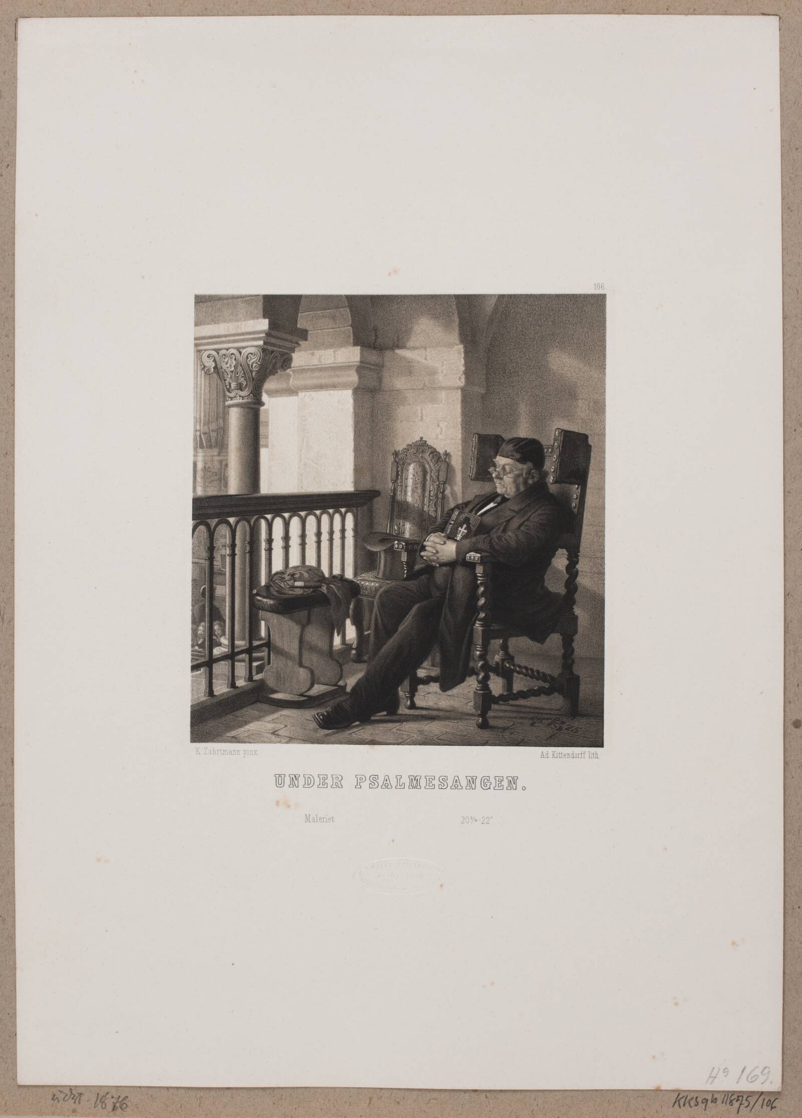 Under salmesangen, Adolph Kittendorff, 1880-1889
