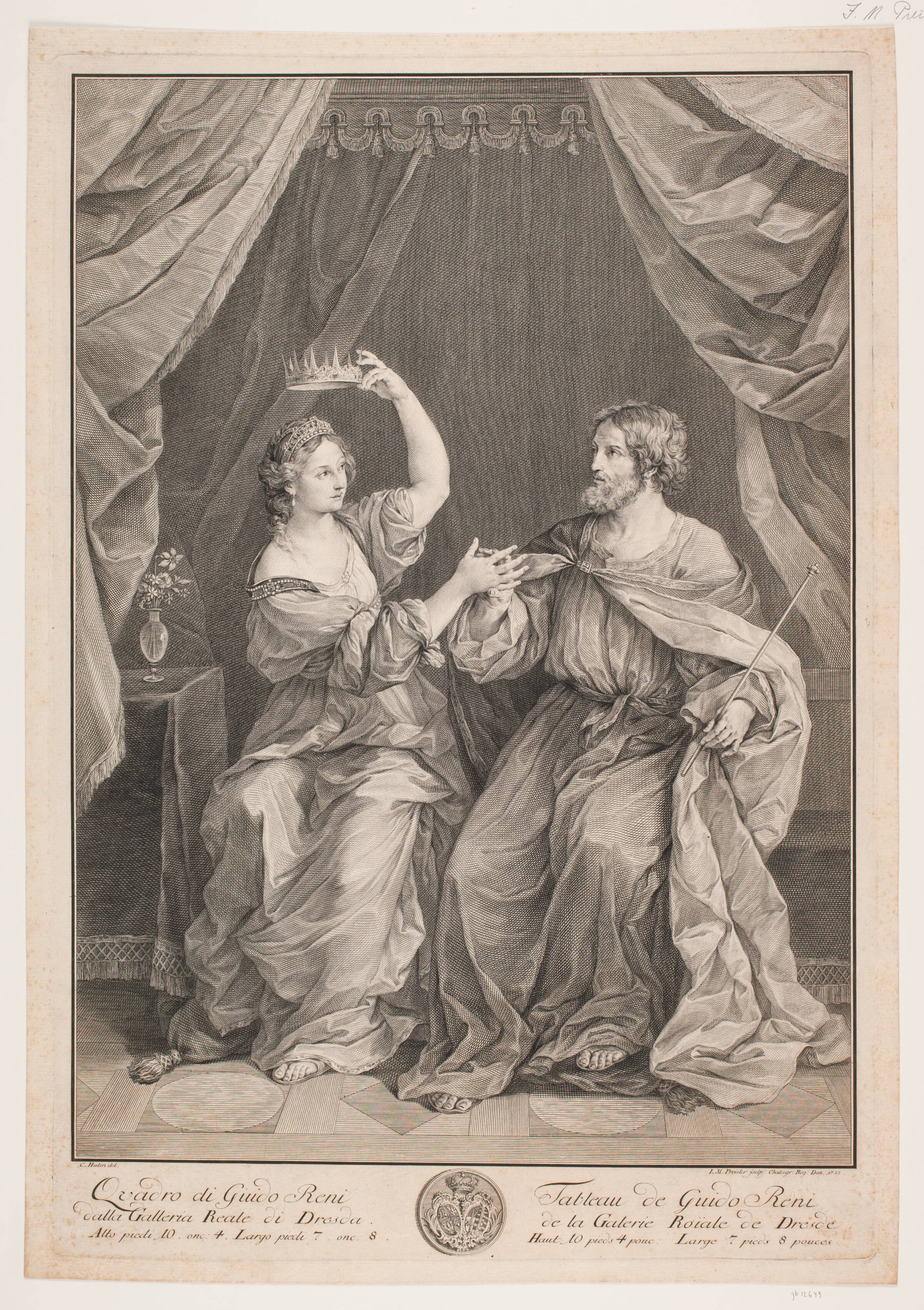 Ninus og Semiramis, J.M. Preisler, 1755
