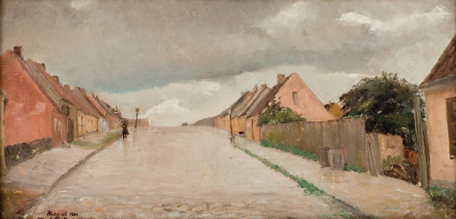 Bakkegade i Hillerød, Albert Gottschalk, 1884