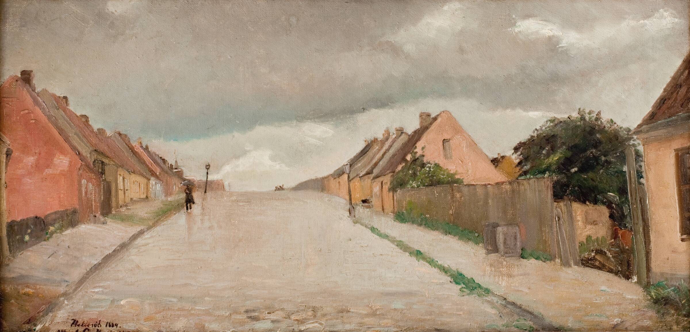 Bakkegade i Hillerød, Albert Gottschalk, 1884