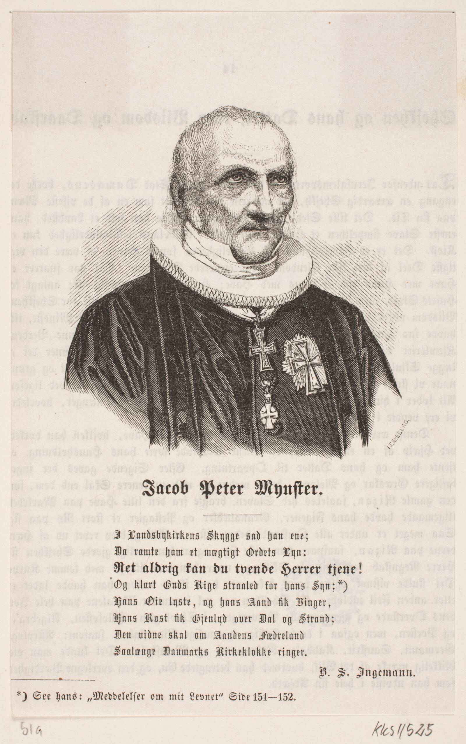 J. P. Mynster, H.C. Henneberg, 1826-1893