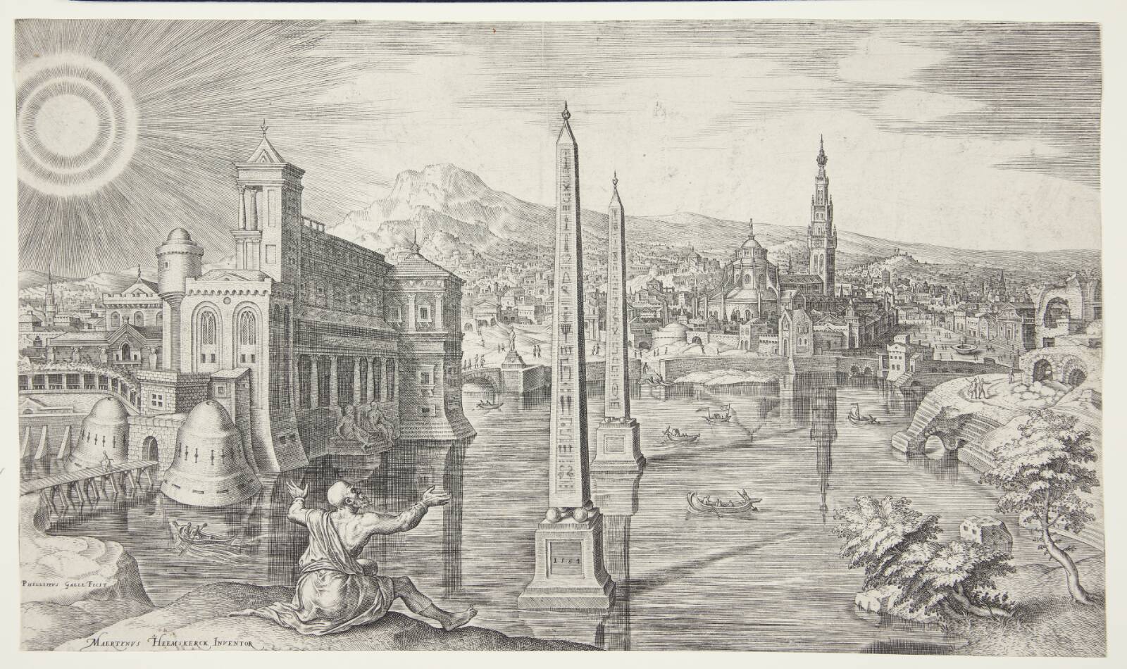 Esajas' forudsigelse om Jerusalem, Philips Galle, 1564