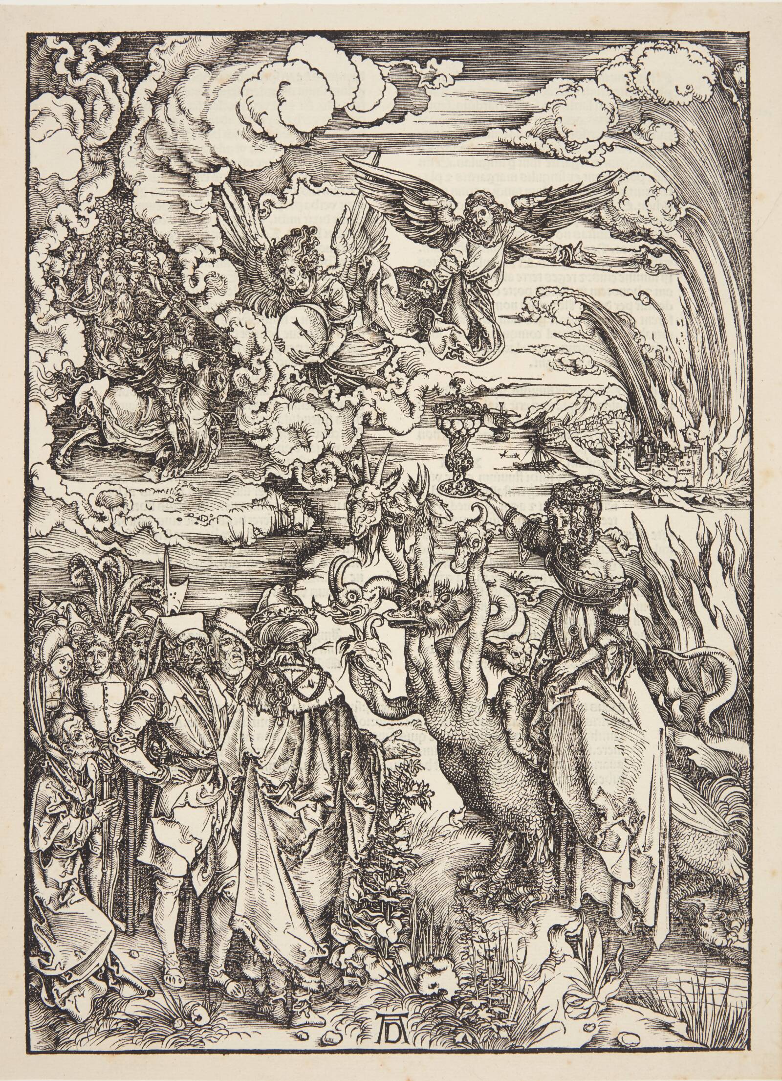 Den babylonske skøge, Albrecht Dürer, 1495-1498