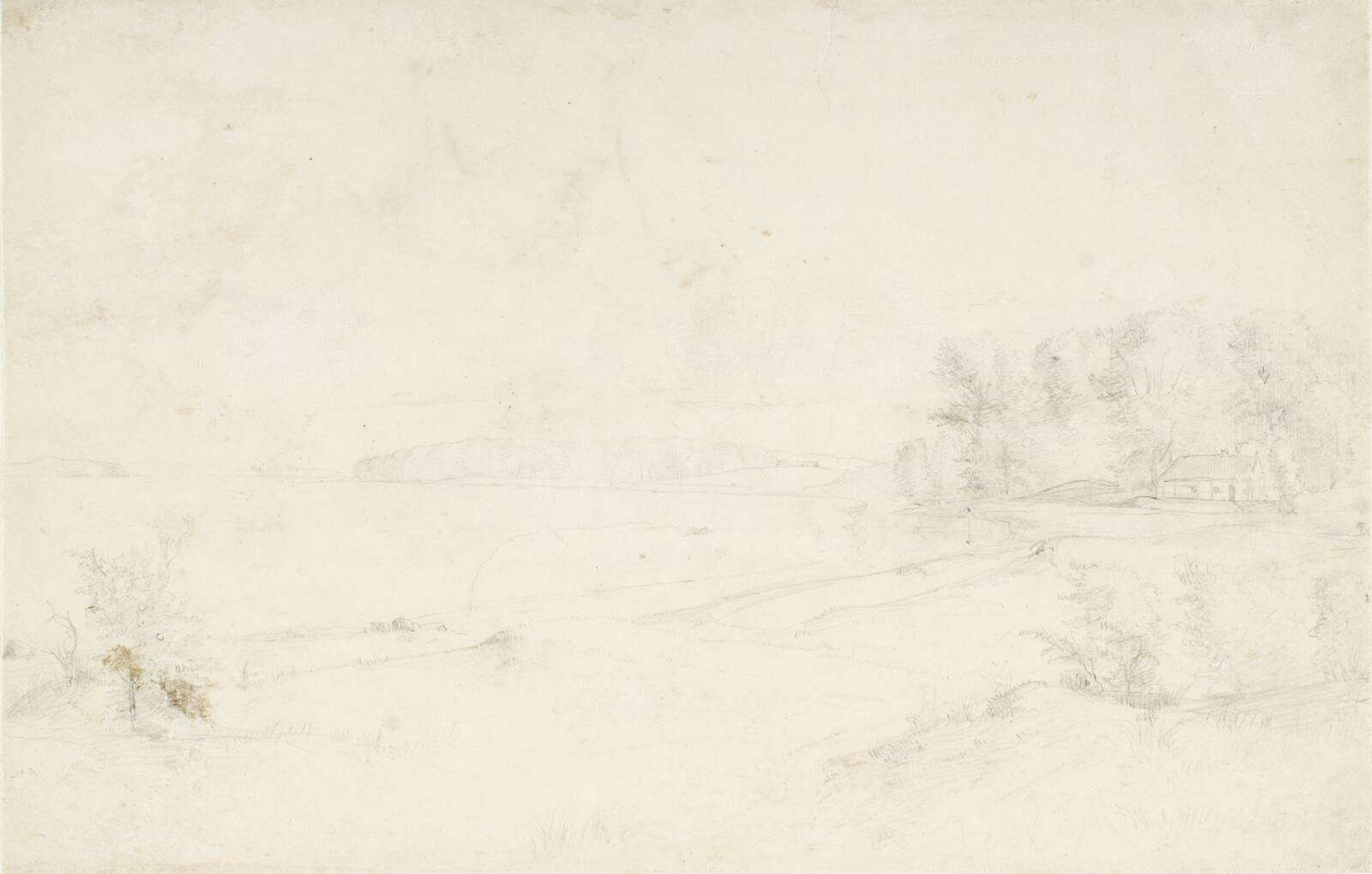 Kystlandskab, Dankvart Dreyer, 1839
