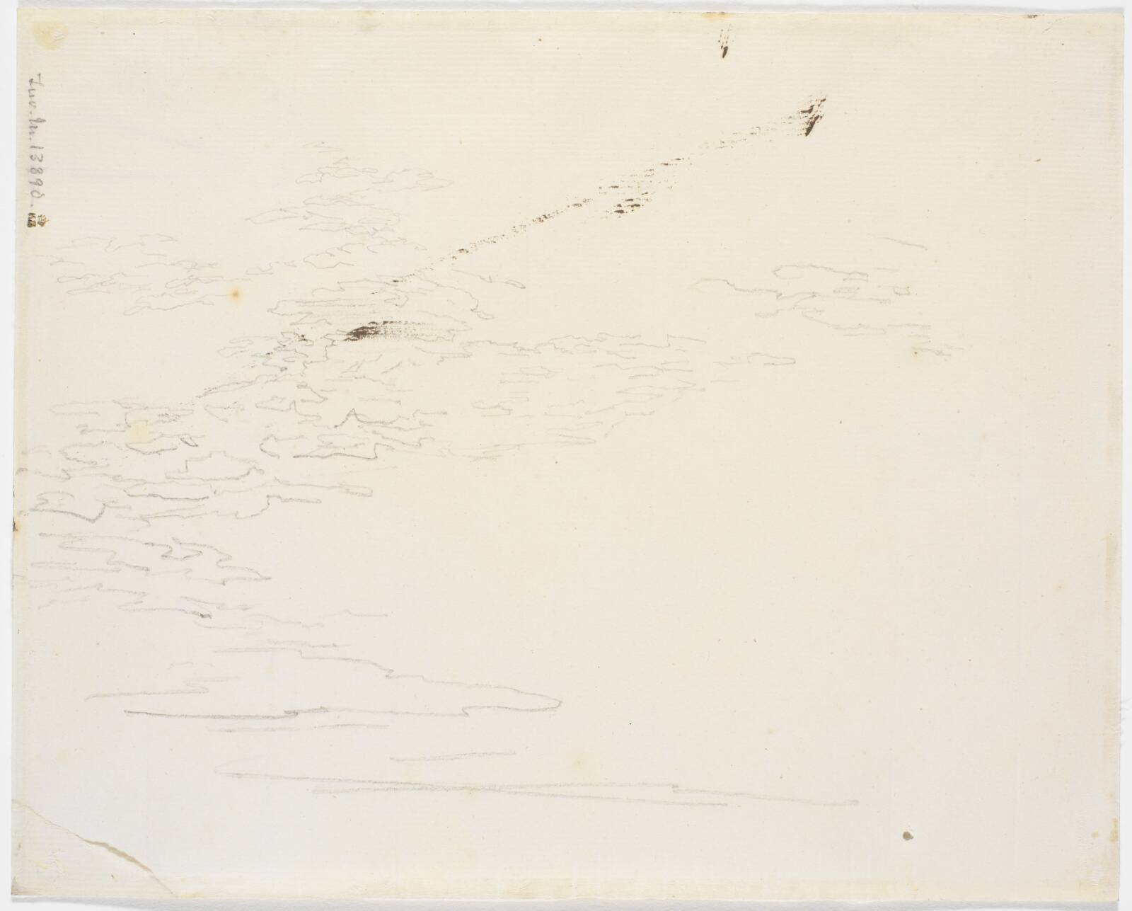 Skystudie, Christen Købke, 1836-1839