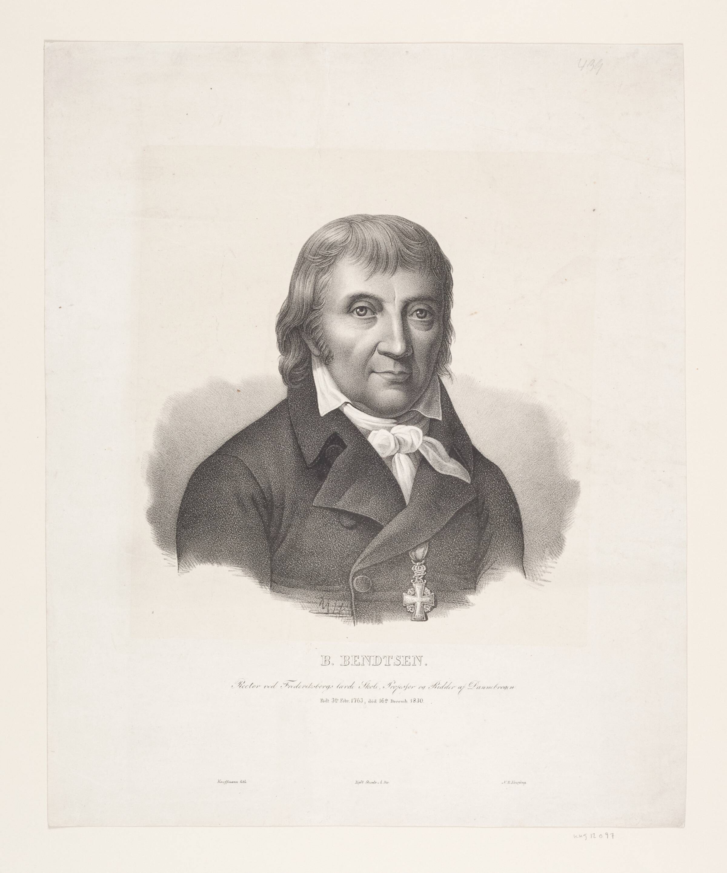 Bendt Bendtsen, Asmus Kaufmann, 1828-1832