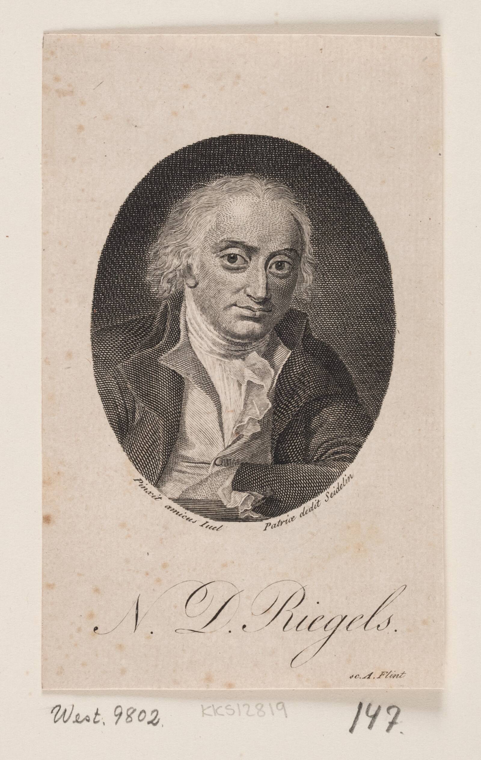 N. D. Riegels, Andreas Flint, 1800