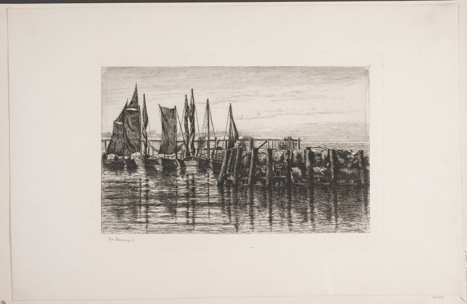 Skovshoved havn, Max Kleinsorg, 1894