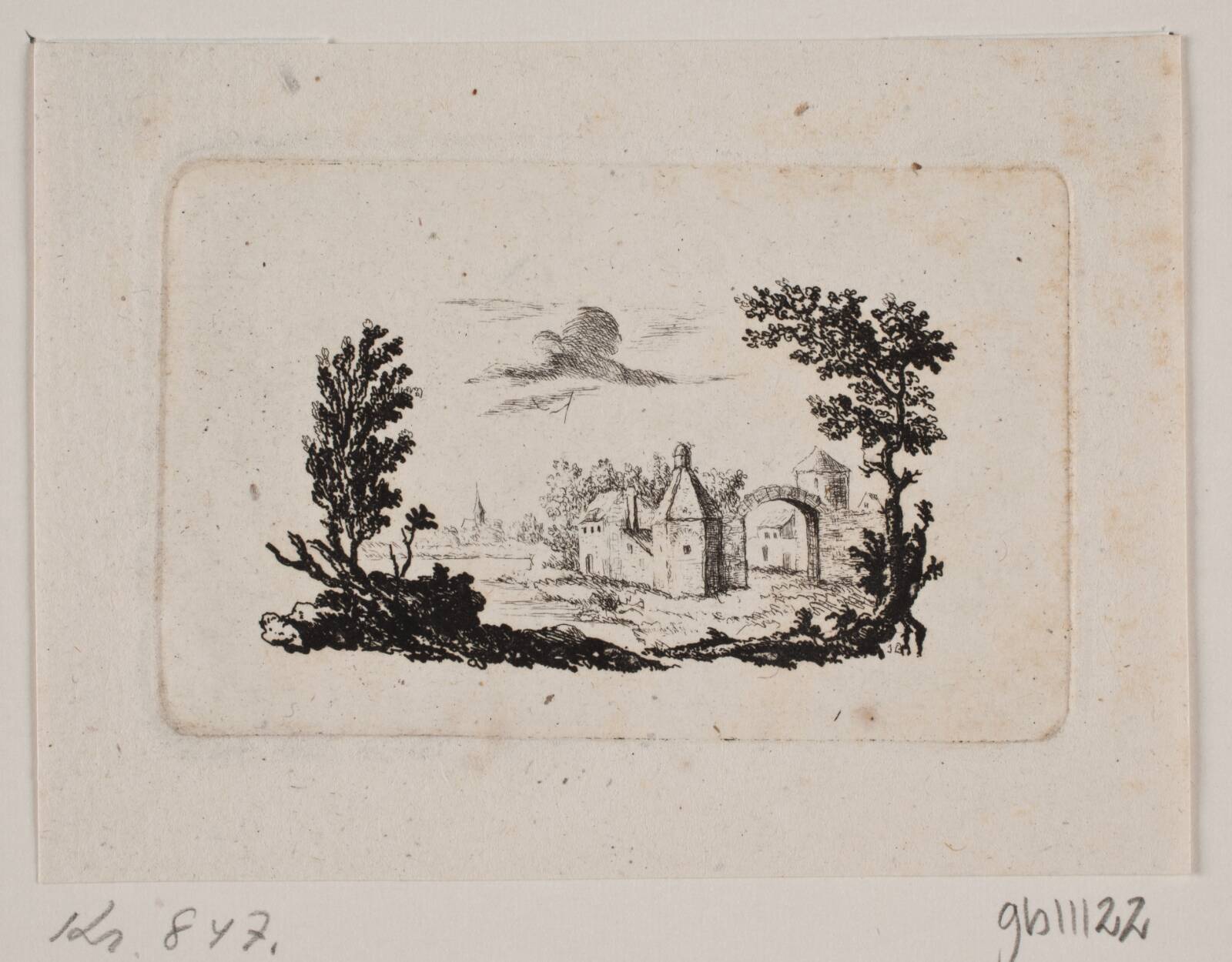 En byport, Johan Bülow, 1751-1828