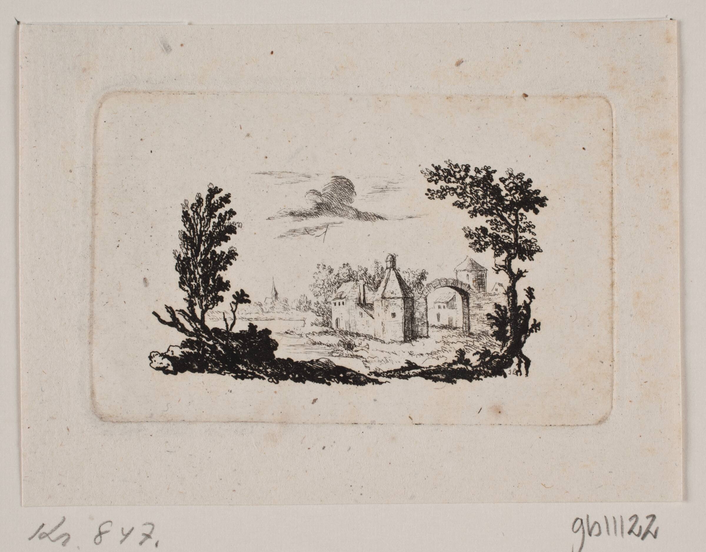 En byport, Johan Bülow, 1751-1828