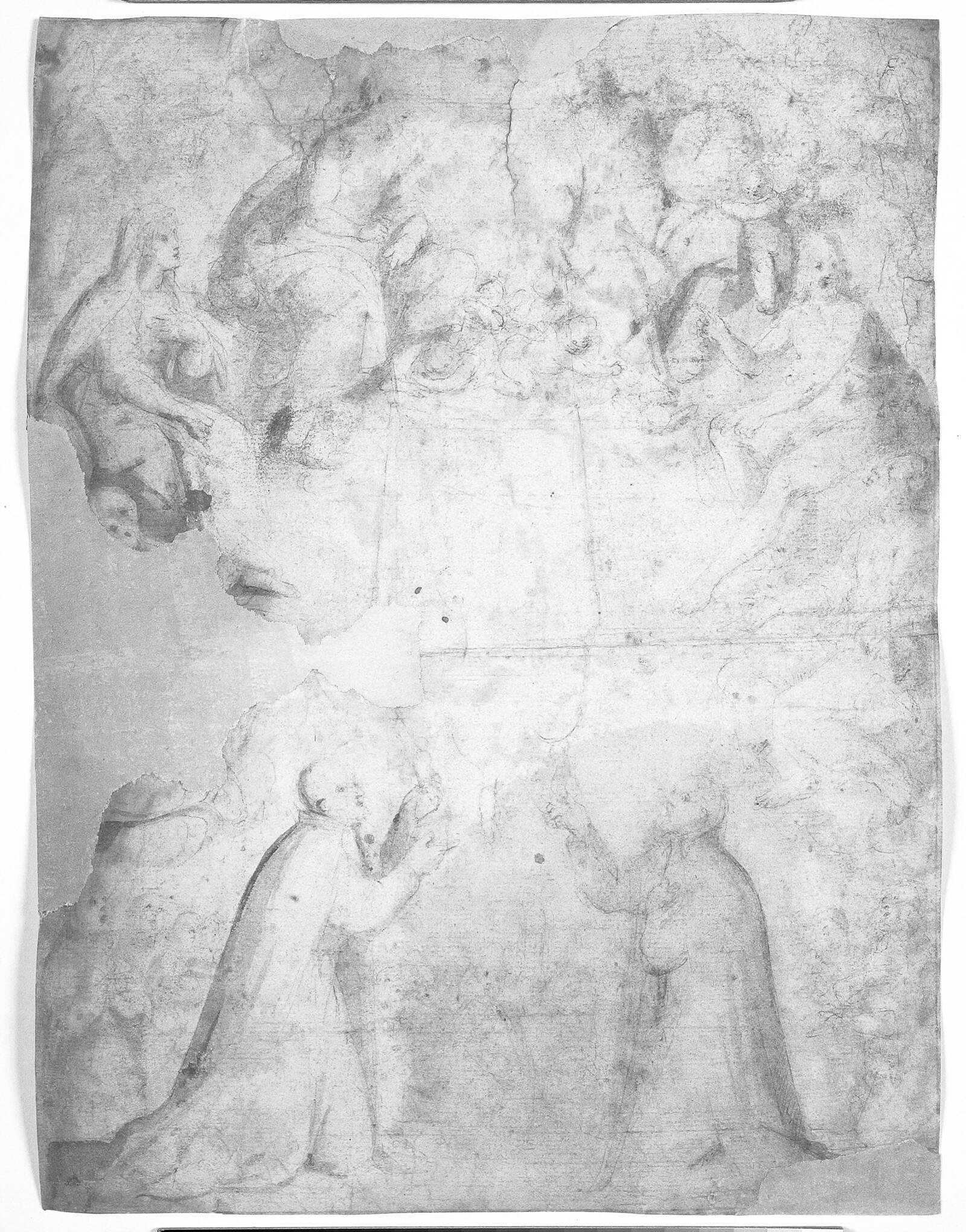 Tilbedelse af fane med Kristi monogram, Giovanni Balducci, 1550-1631