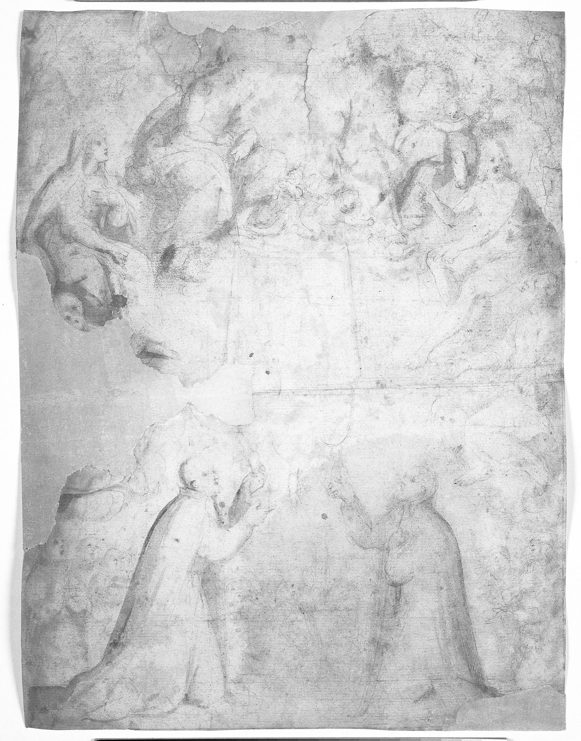 Tilbedelse af fane med Kristi monogram, Giovanni Balducci, 1550-1631