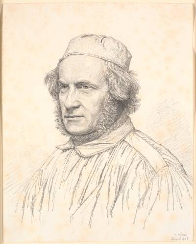 Portræt af H.W.Bissen (1798-1868)