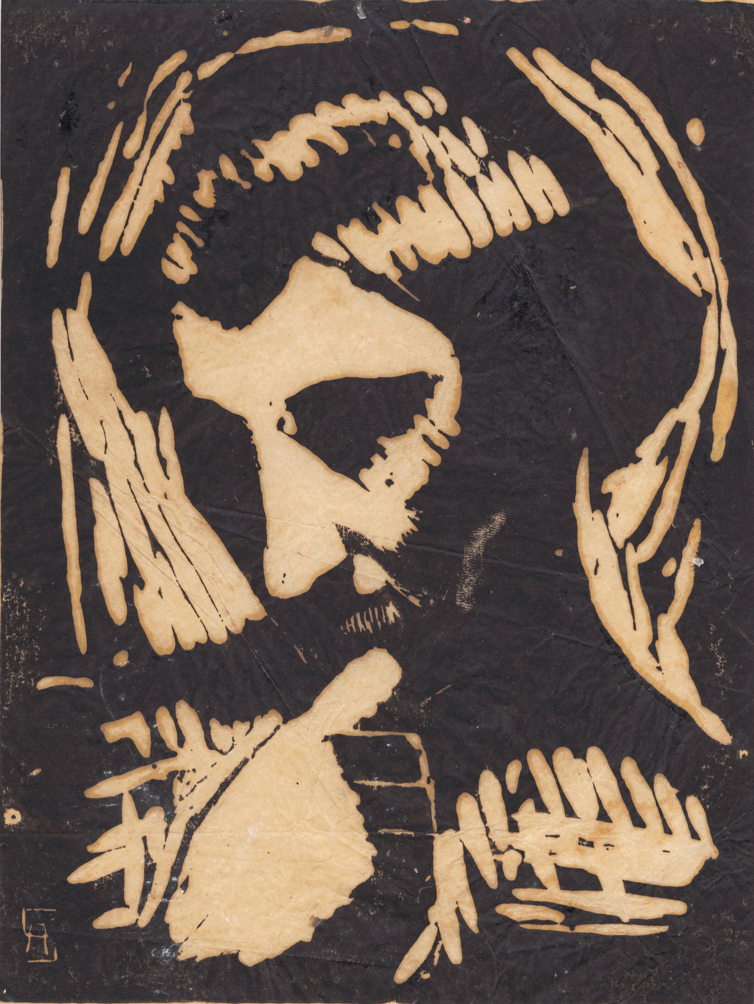 Mandsportræt, Alfred Simonsen, 1927