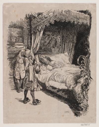 Illustration til "Jeppe på bjerget"