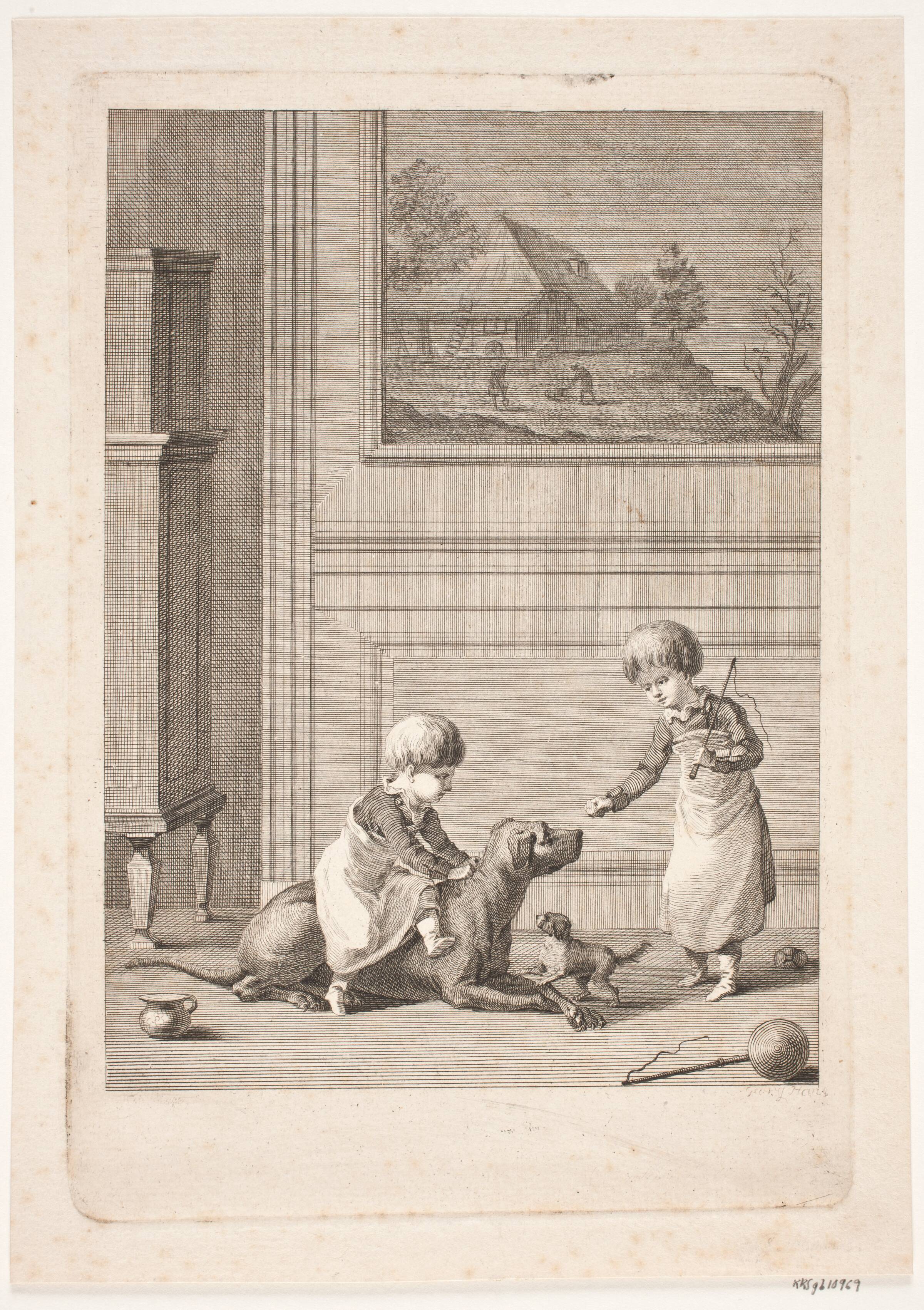 Kronprins Frederiks Barnelege VI, Georg Haas, 1772