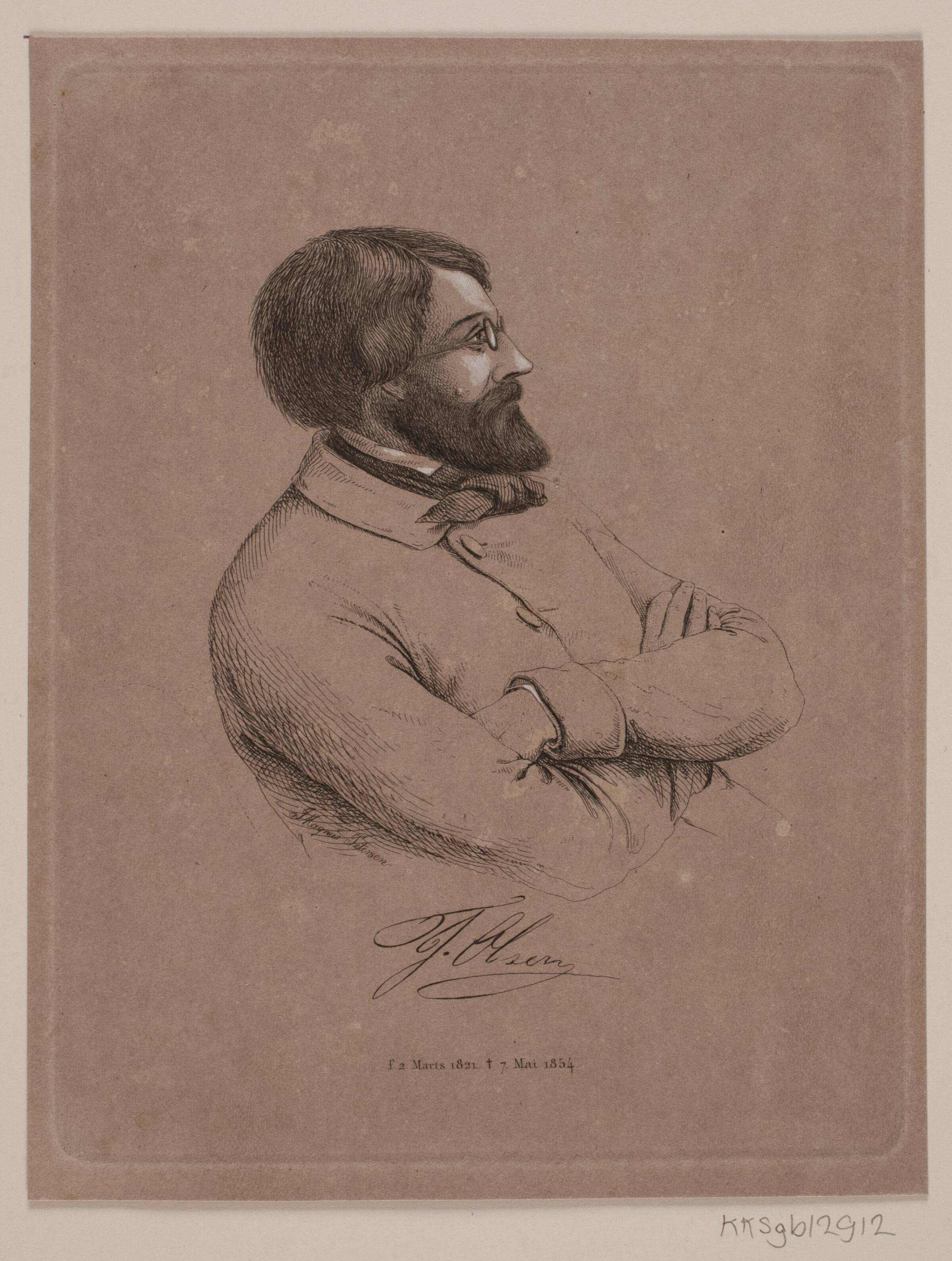 T. J. Olsen, Julius Magnus-Petersen, 1854