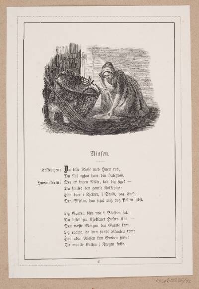 Nissen. Illustration til H.V. Kaalund, "Fabler for Børn"