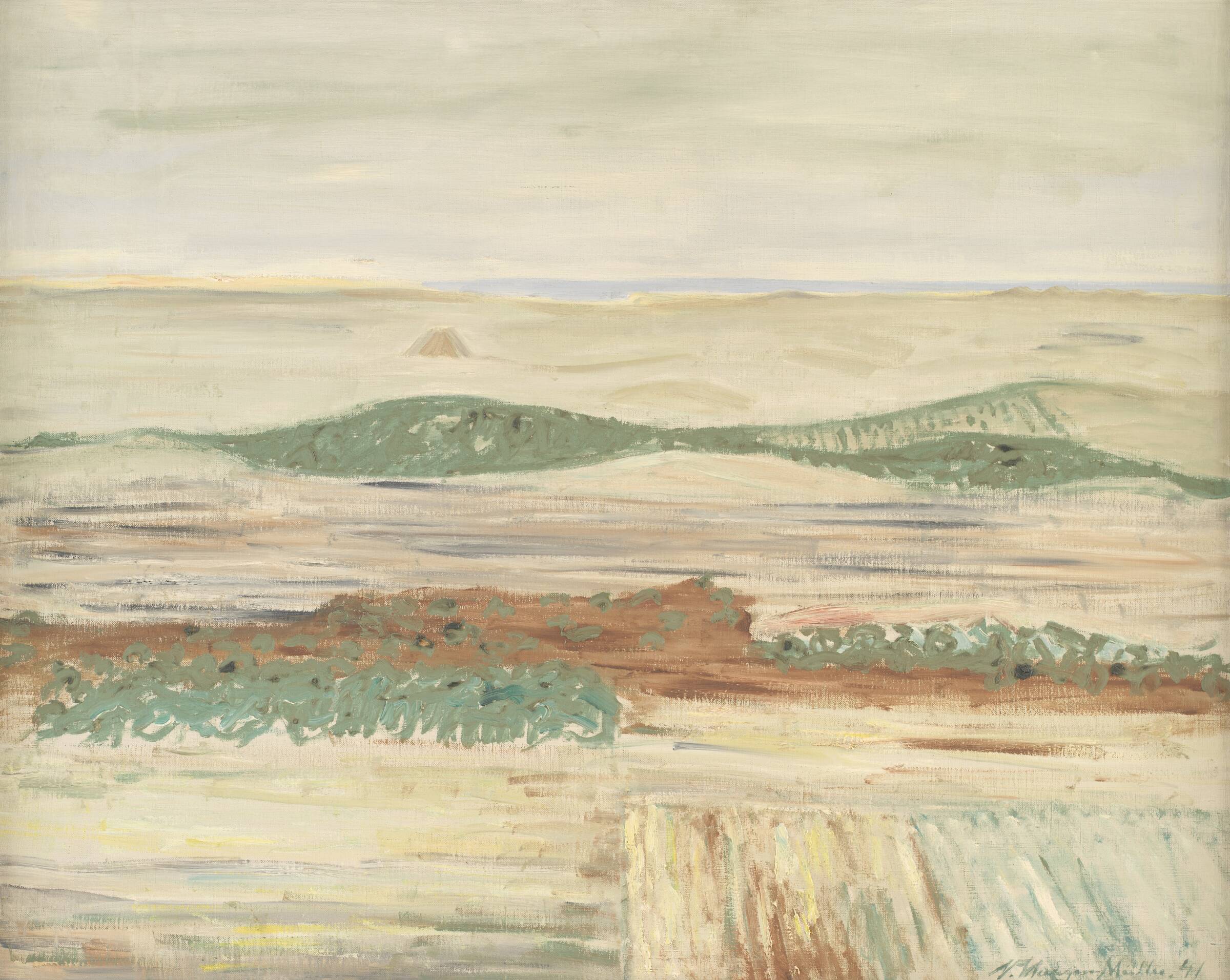 Gråvejr over Ørkenen, Anholt, Victor Haagen-Müller, 1941
