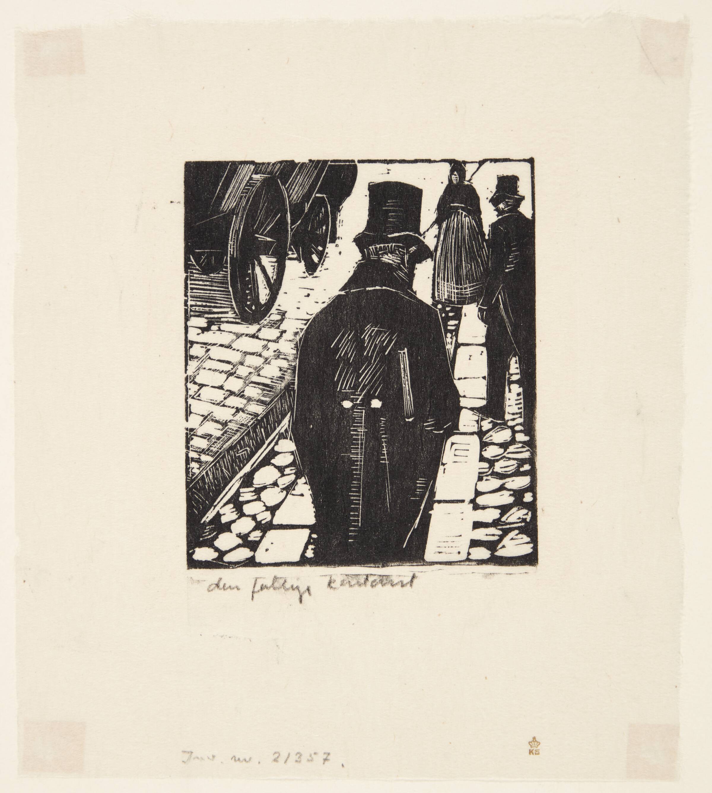 Den fattige kontorist, Jane Muus, 1954
