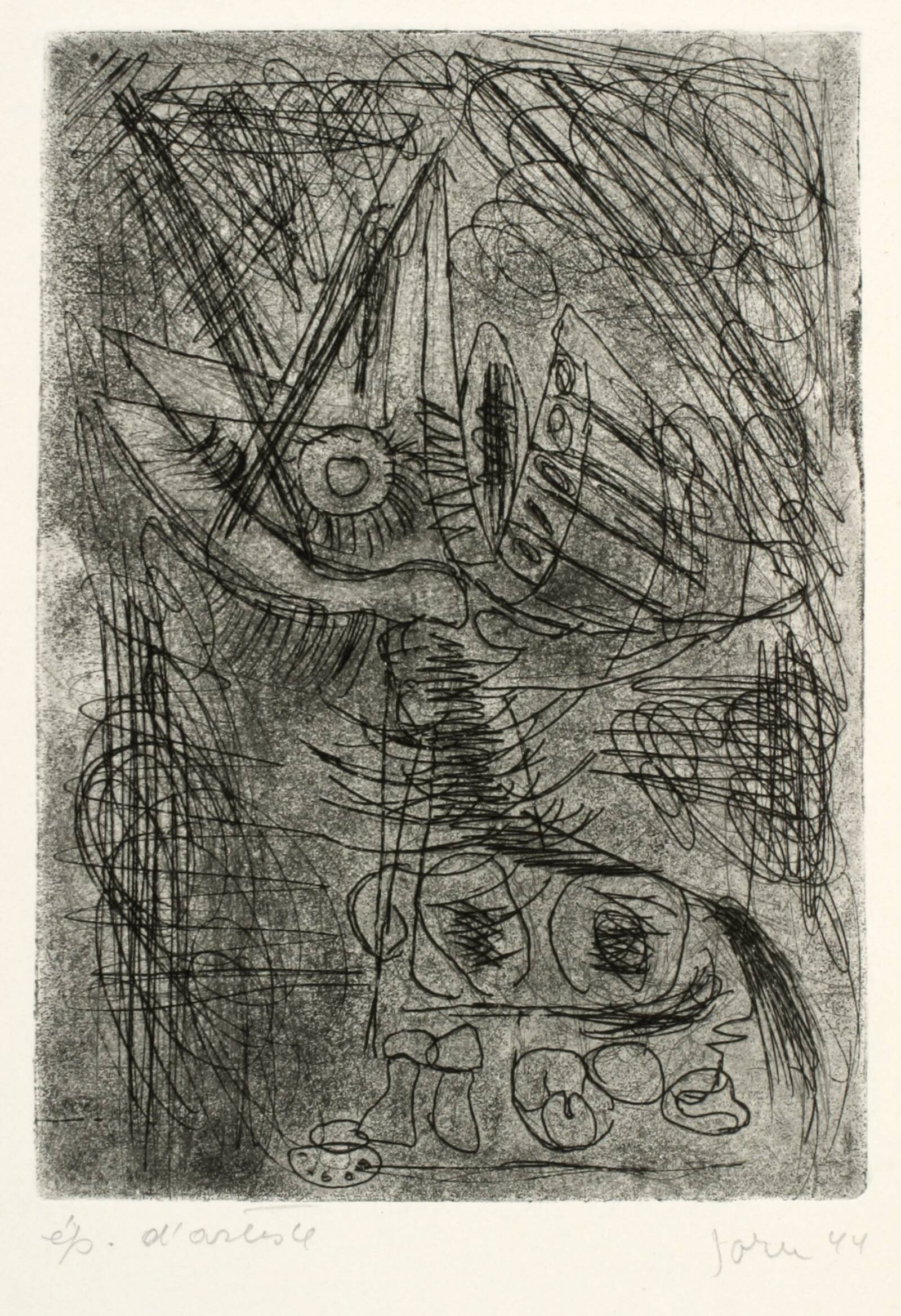 Helhesten, Asger Jorn, 1942