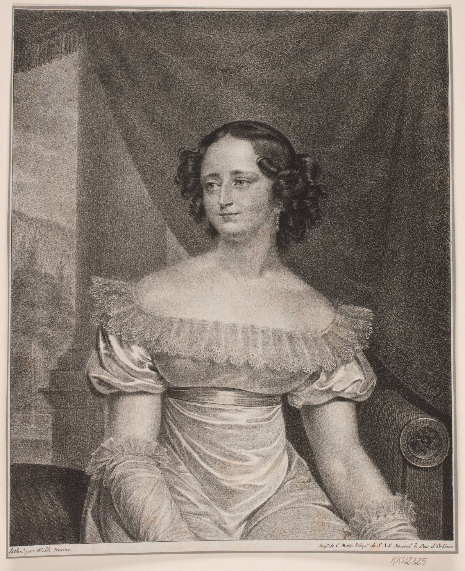 Prinsesse Caroline Amalie, WIlhelm Heuer, 1786-1856