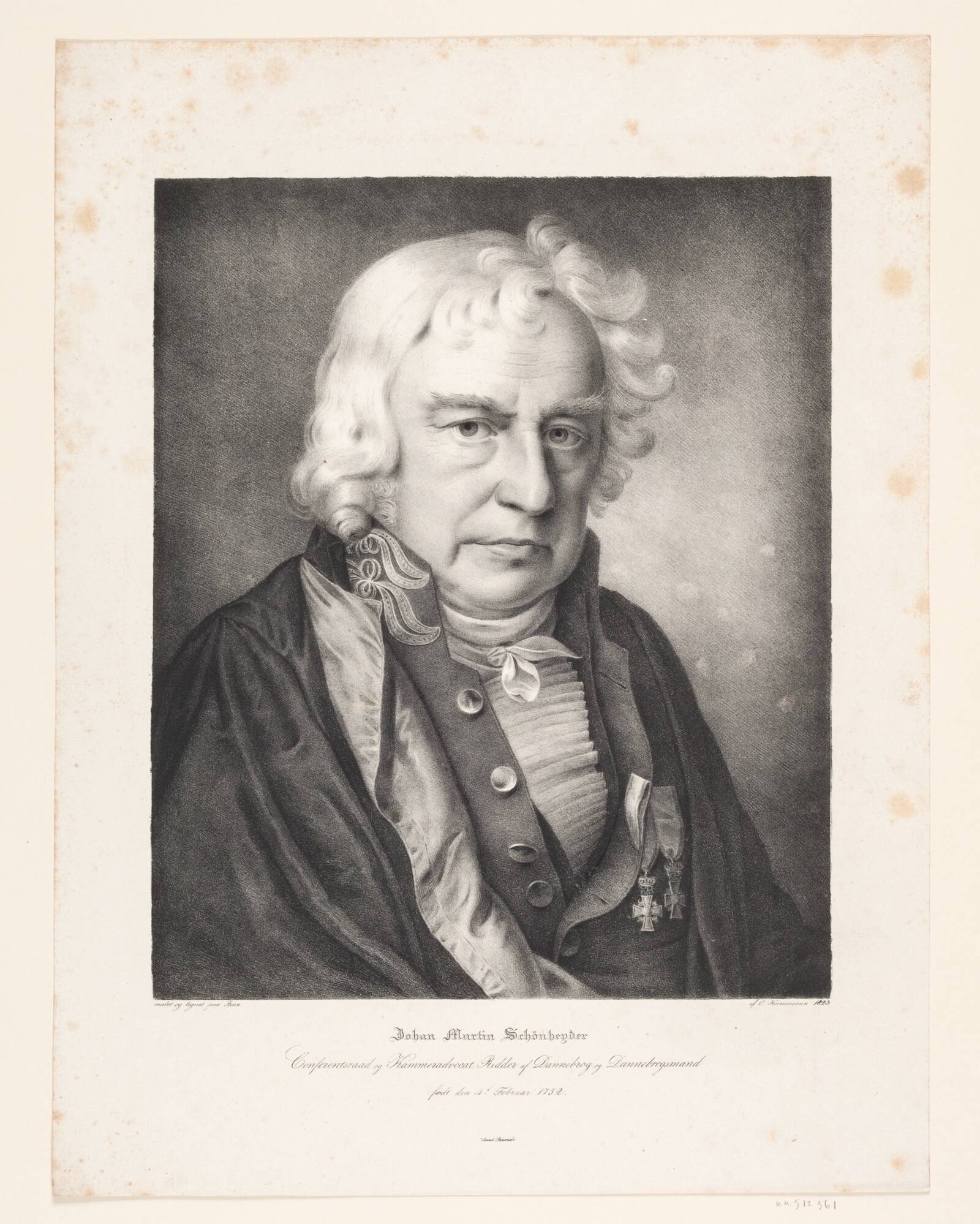 Johan Martin Schönheyder, Christian Horneman, 1823