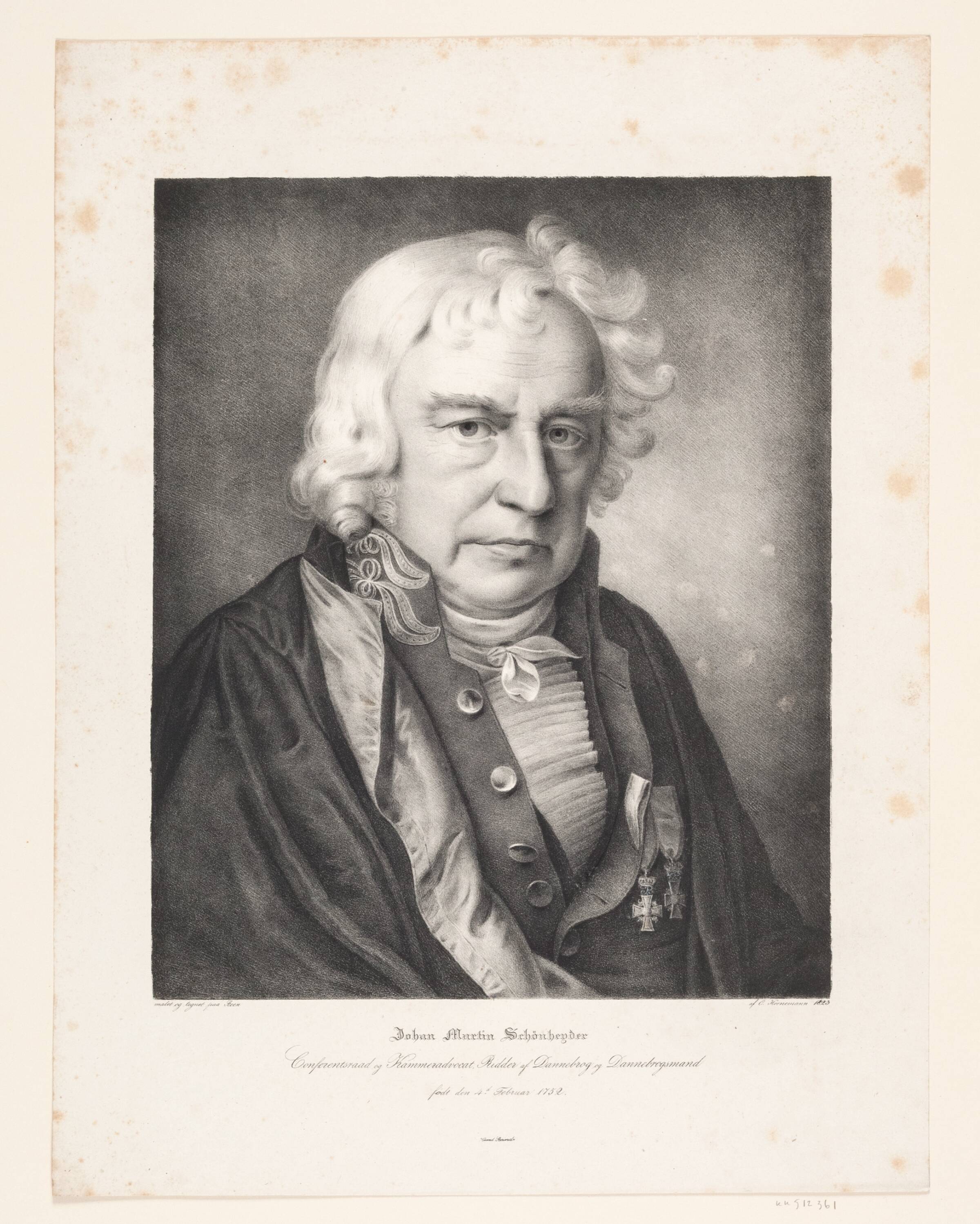 Johan Martin Schönheyder, Christian Horneman, 1823