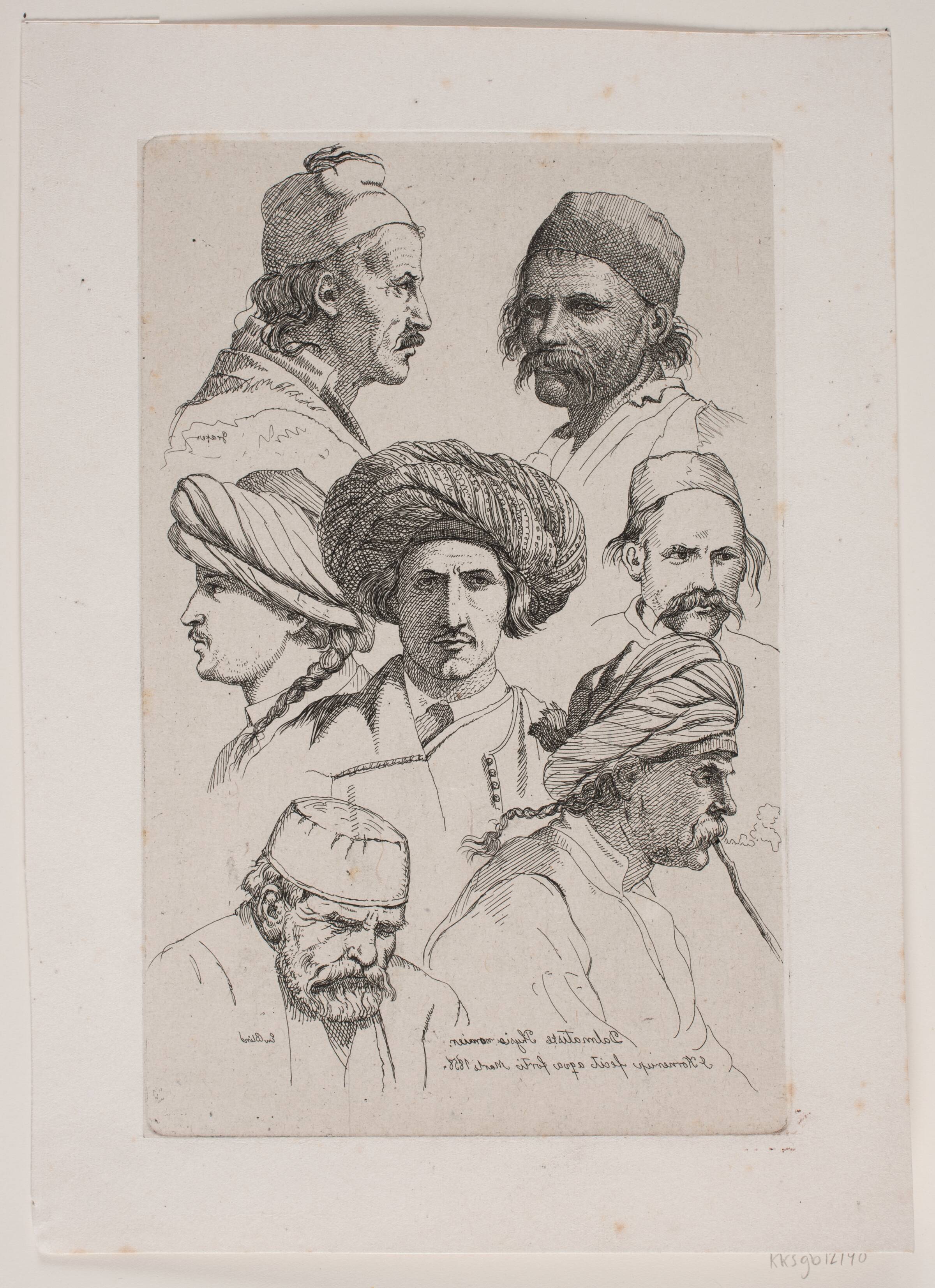 Dalmatiske Fysiognarnier, Jacob Kornerup, 1858